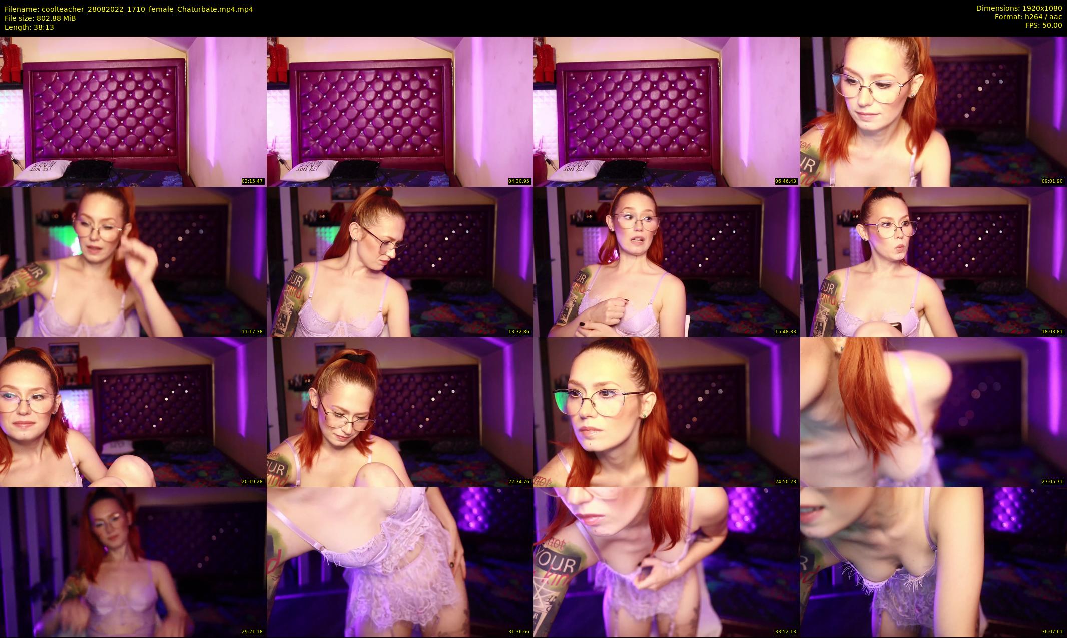 coolteacher — 39 minute Chaturbate female cam show recording, 1080p, Aug 28, 2022