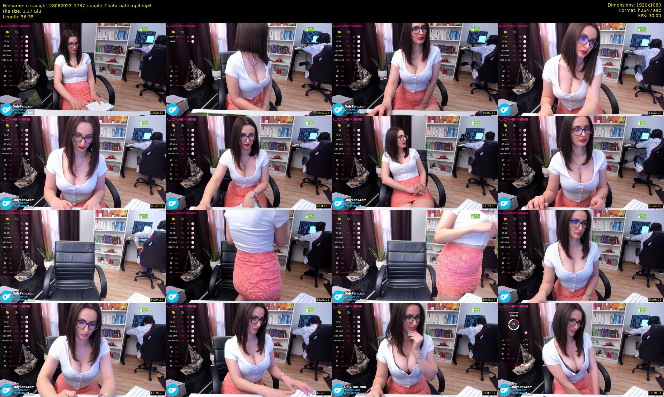 crissnight — 57 minute Chaturbate female cam show recording, 1080p, Aug 28, 2022