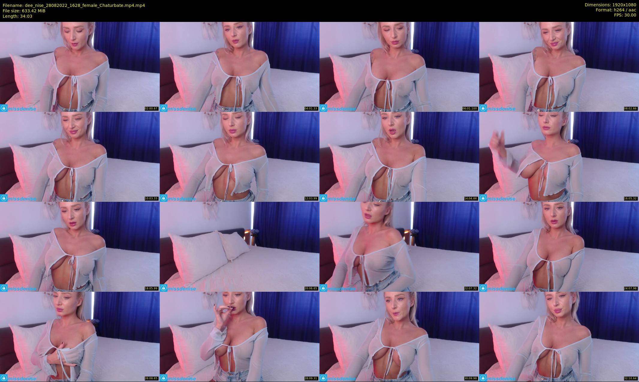 dee_nise — 35 minute Chaturbate female cam show recording, 1080p, Aug 28, 2022