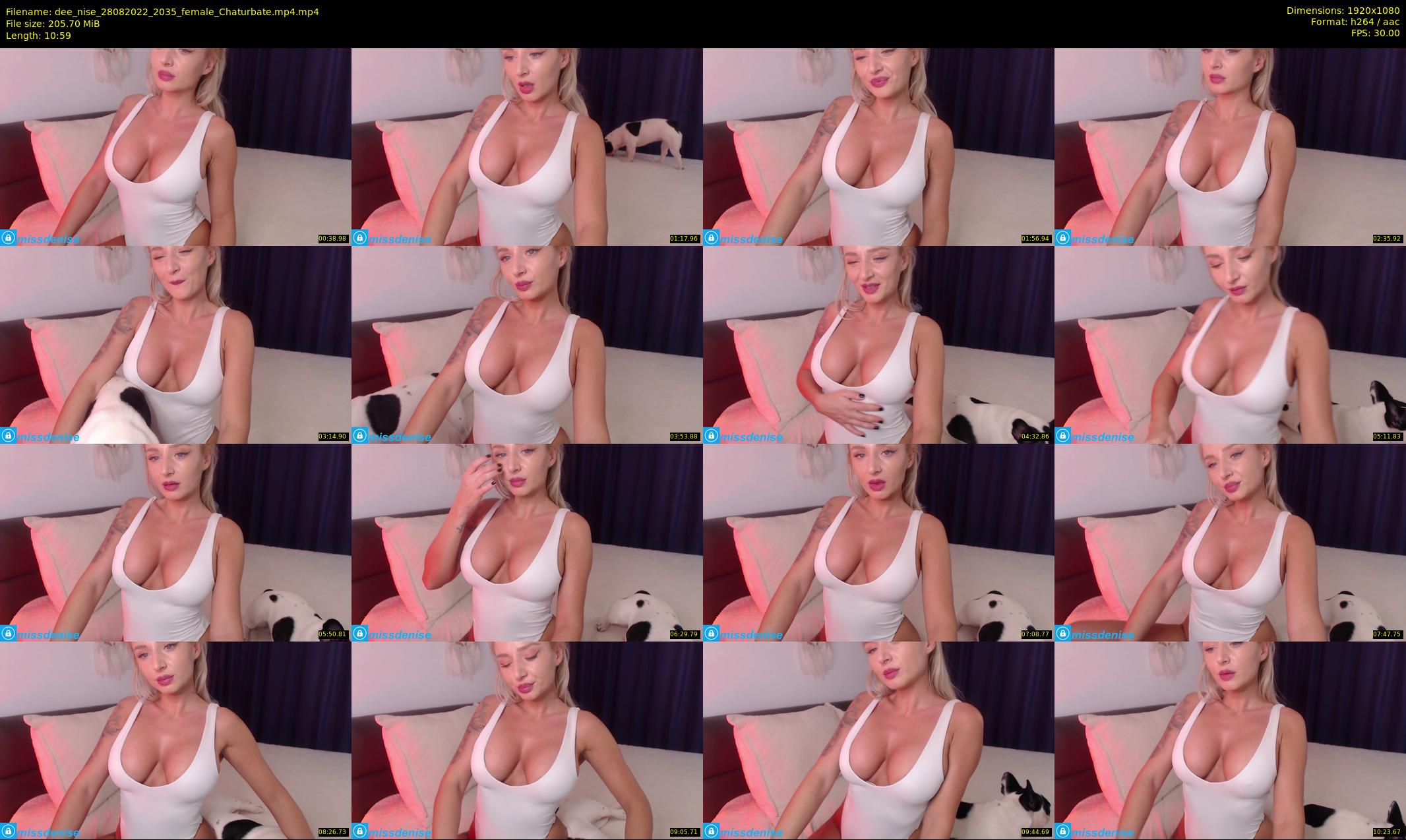 dee_nise — 11 minute Chaturbate female cam show recording, 1080p, Aug 28, 2022