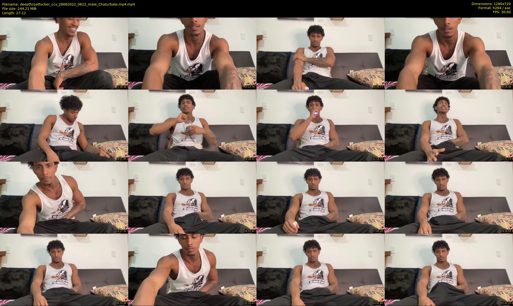 deepthroatfucker_ccs — 28 minute Chaturbate male cam show recording, 720p, Aug 28, 2022