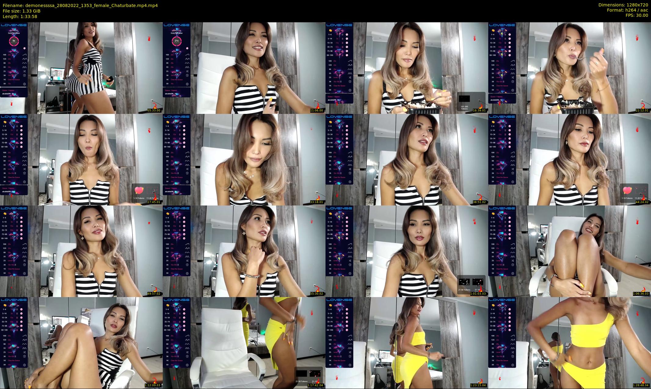 demonessssa — 94 minute Chaturbate female cam show recording, 720p, Aug 28, 2022