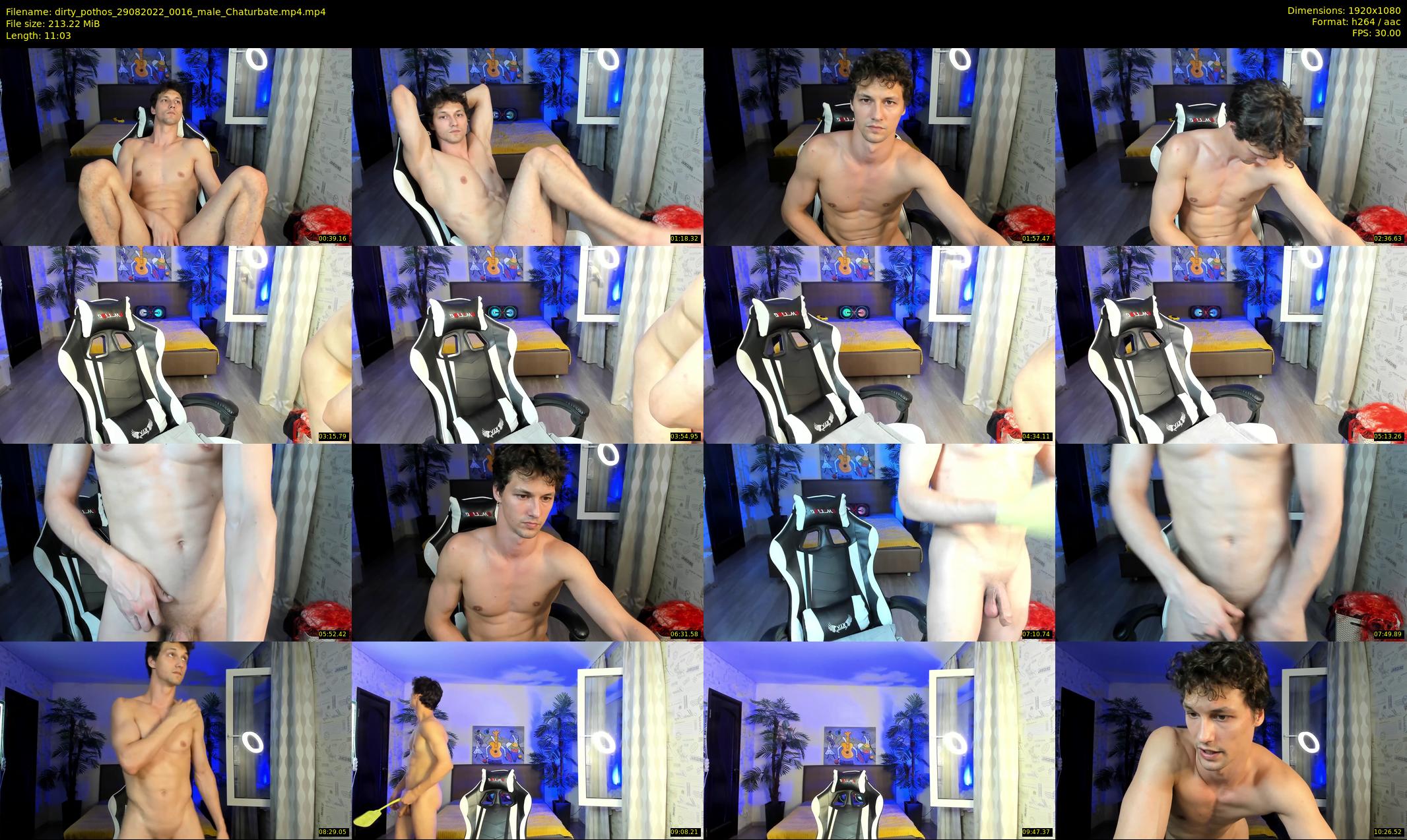 dirty_pothos — 12 minute Chaturbate male cam show recording, 1080p, Aug 29, 2022