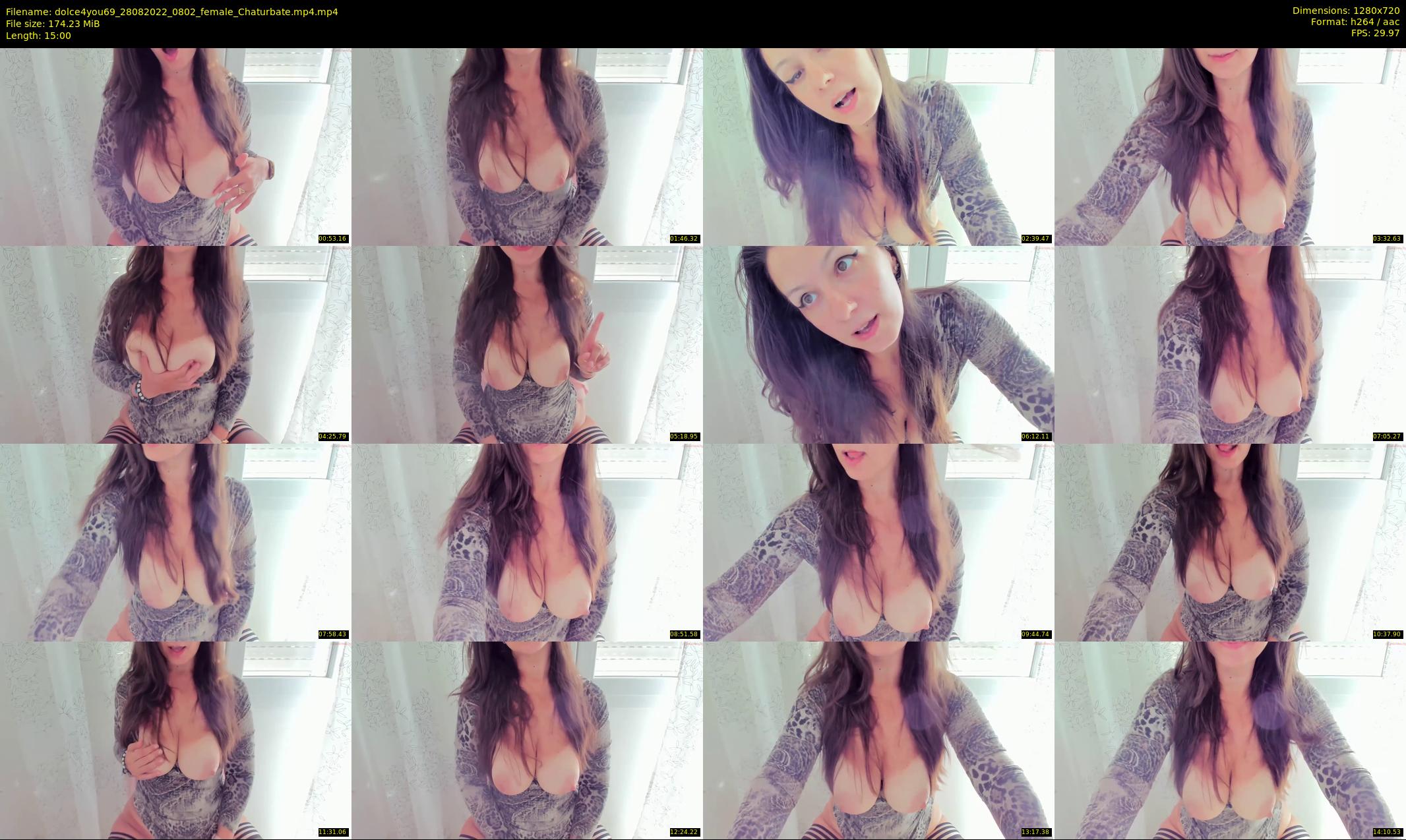 dolce4you69 — 15 minute Chaturbate female cam show recording, 720p, Aug 28, 2022