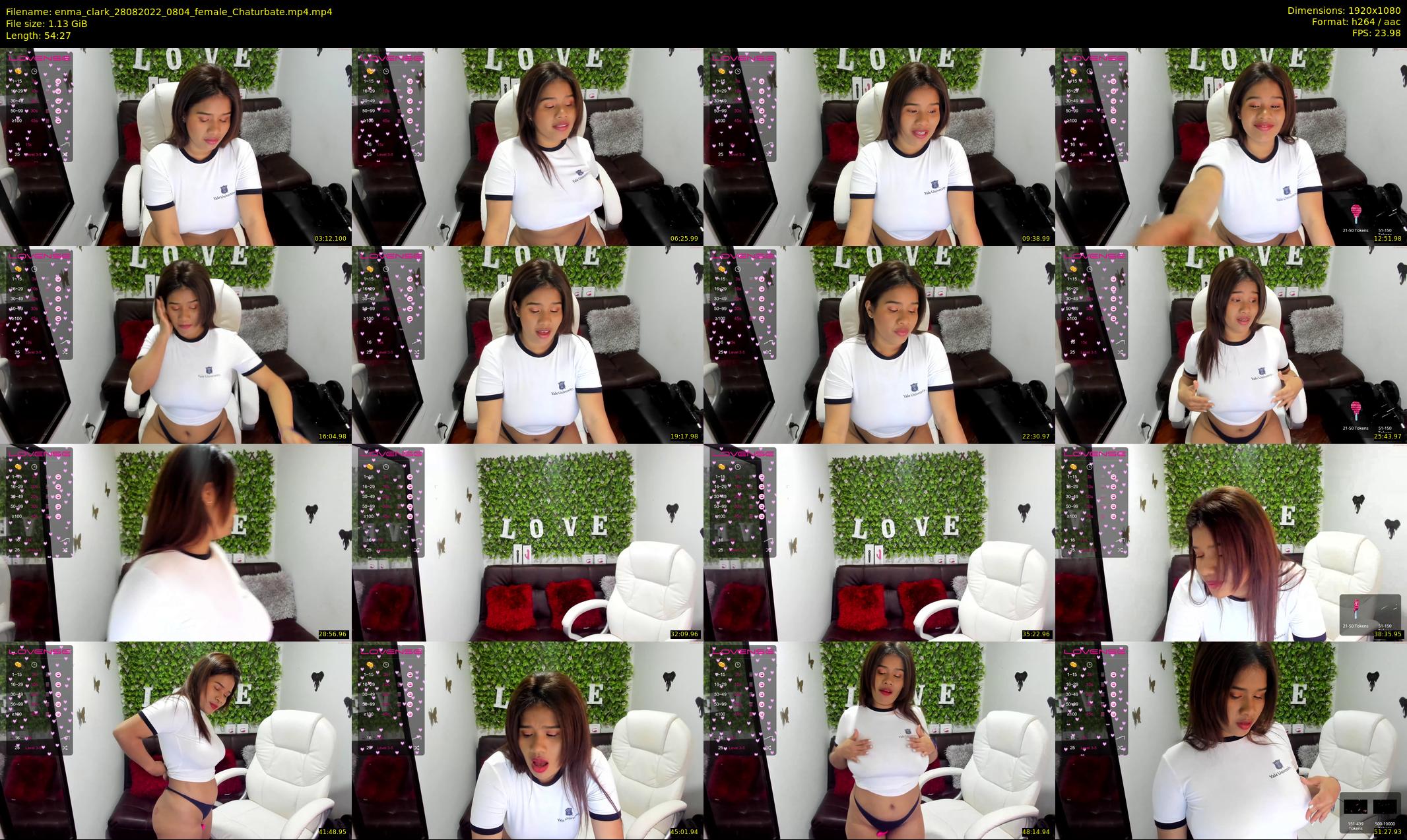 enma_clark — 55 minute Chaturbate female cam show recording, 1080p, Aug 28, 2022