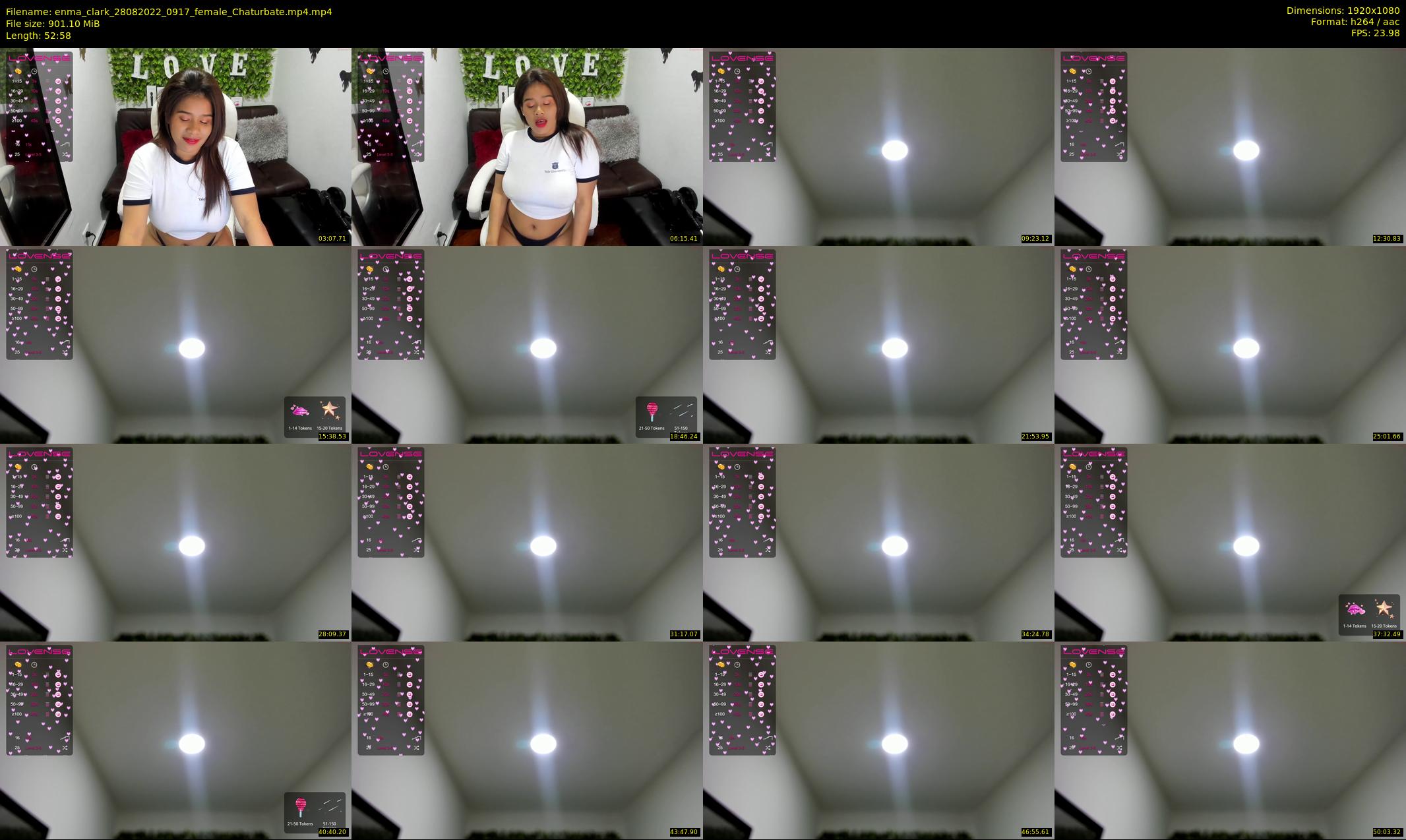 enma_clark — 53 minute Chaturbate female cam show recording, 1080p, Aug 28, 2022