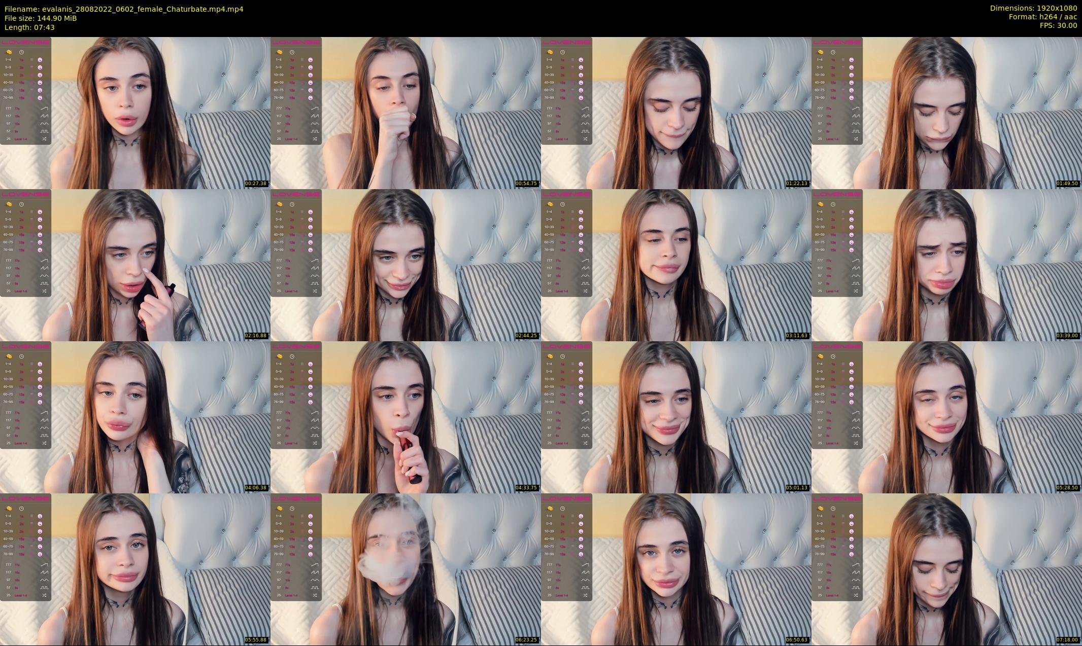 evalanis — 8 minute Chaturbate couple cam show recording, 1080p, Aug 28, 2022