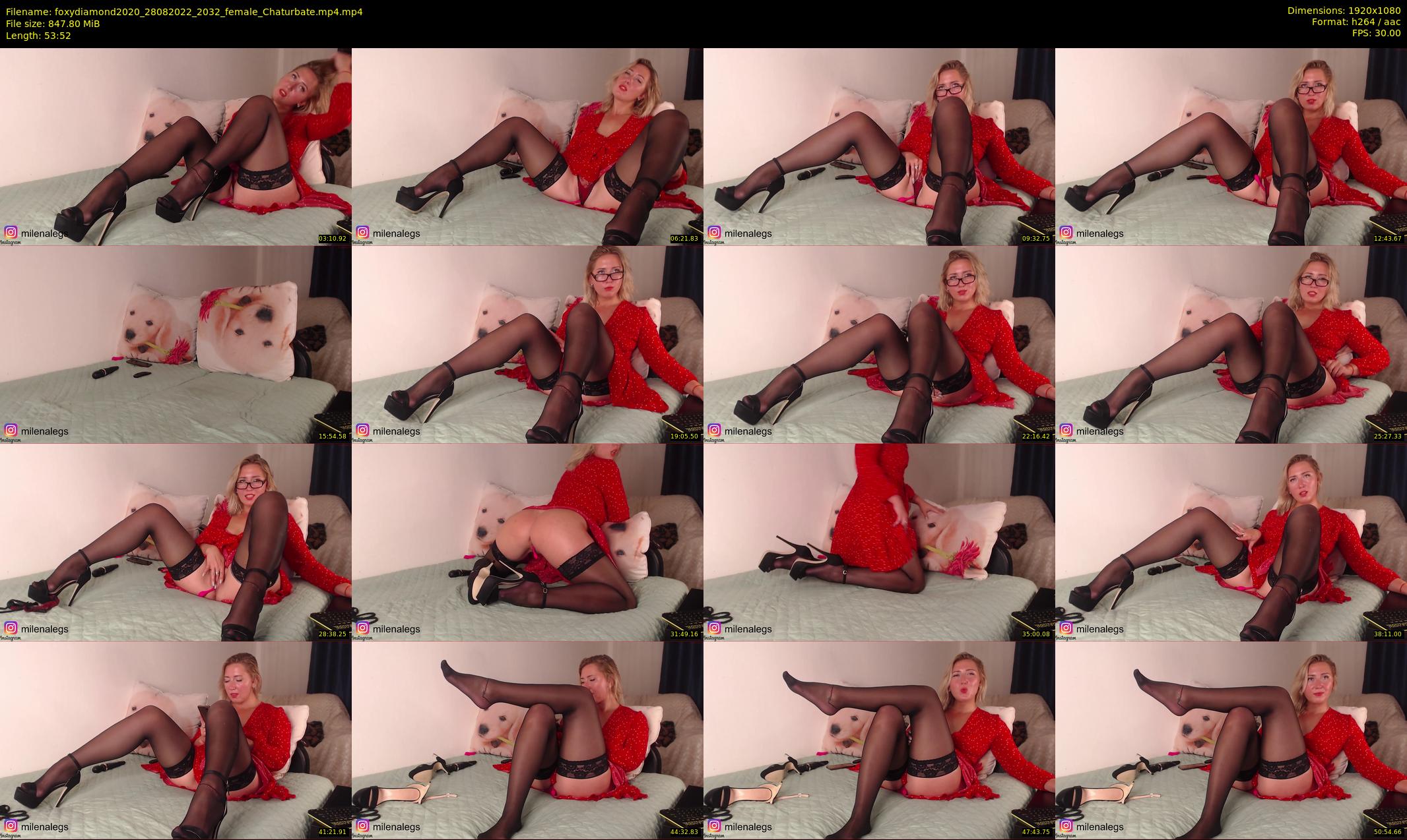 foxydiamond2020 — 54 minute Chaturbate female cam show recording, 1080p, Aug 28, 2022