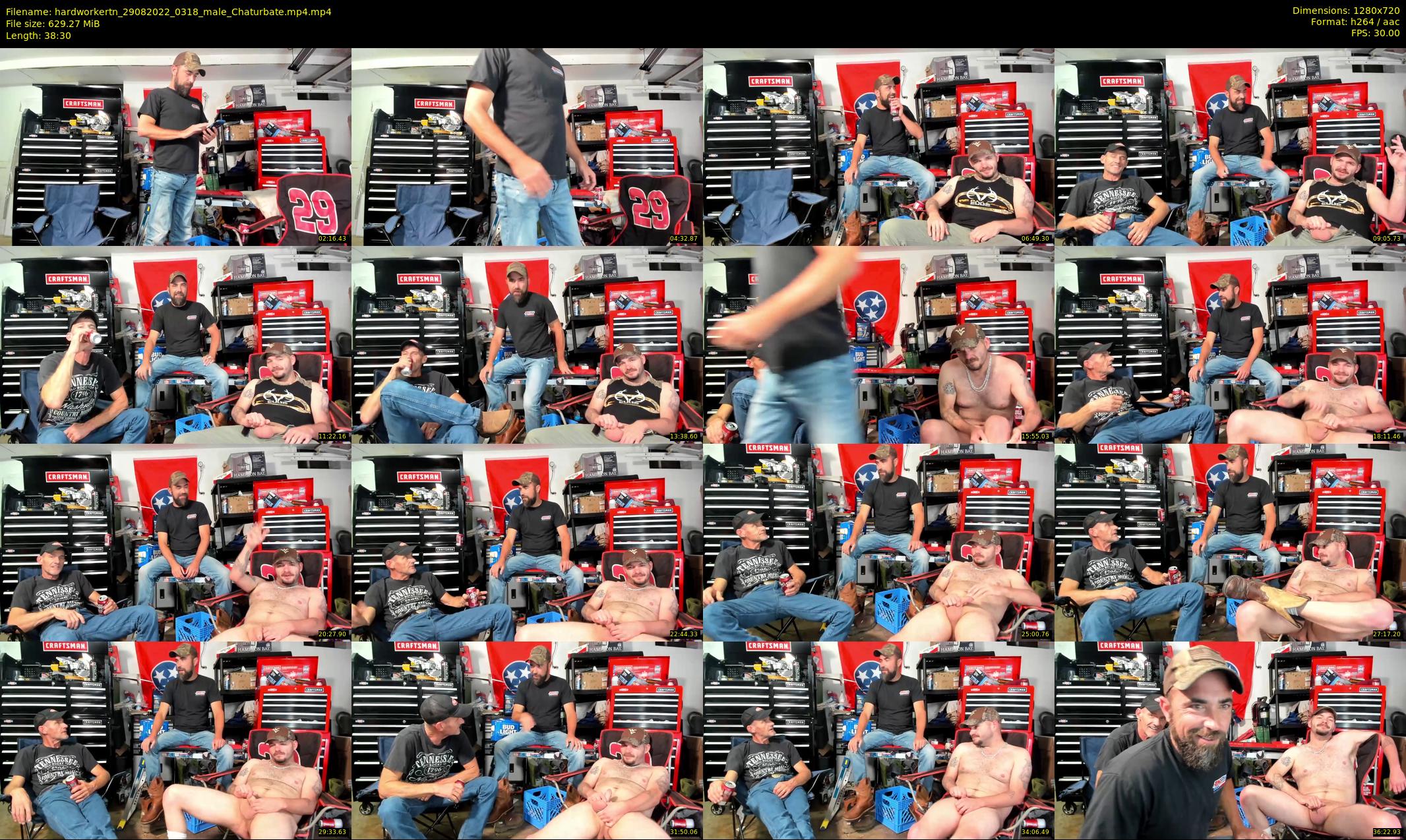 hardworkertn — 39 minute Chaturbate male cam show recording, 720p, Aug 29, 2022