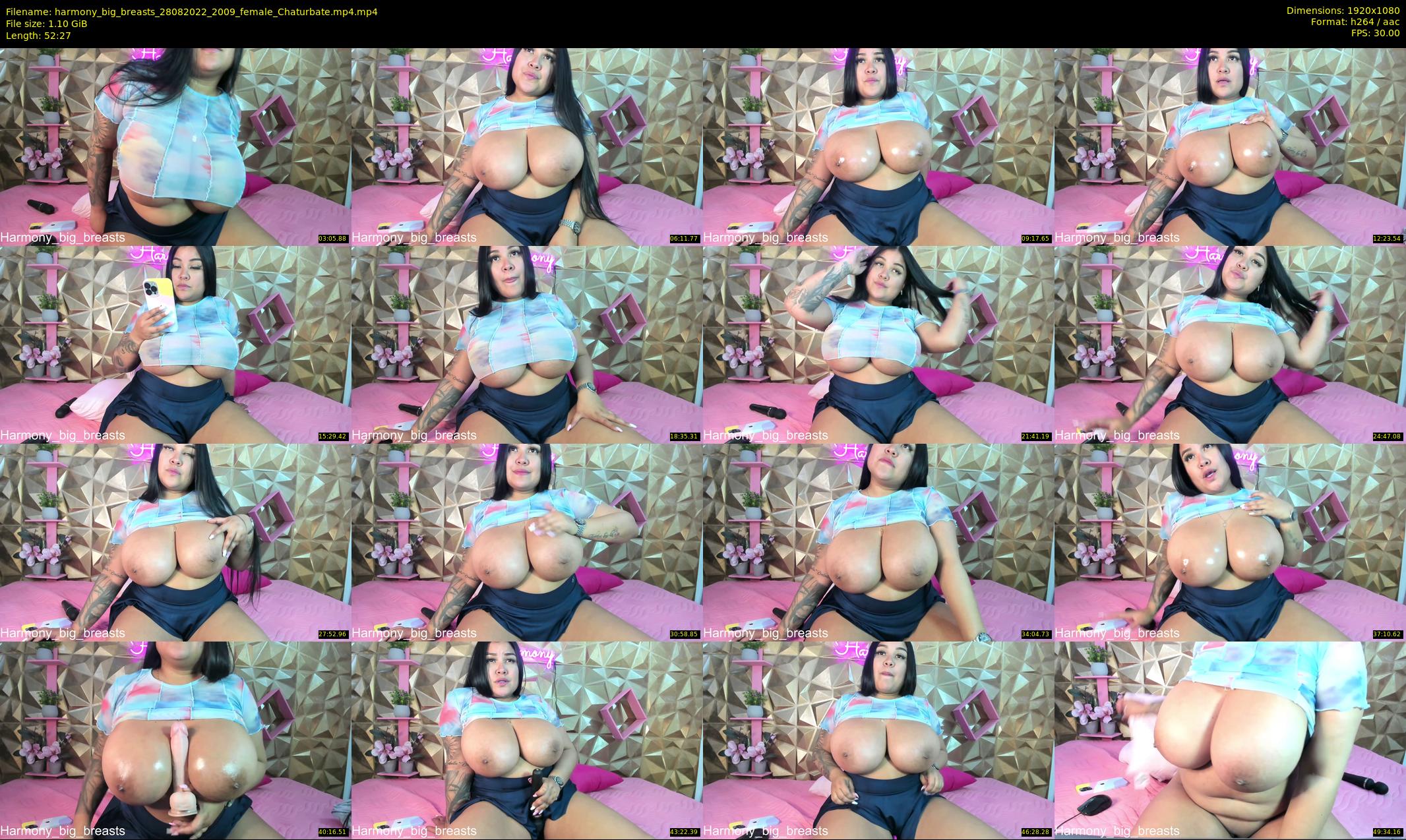 harmony_big_breasts — 53 minute Chaturbate female cam show recording, 1080p, Aug 28, 2022