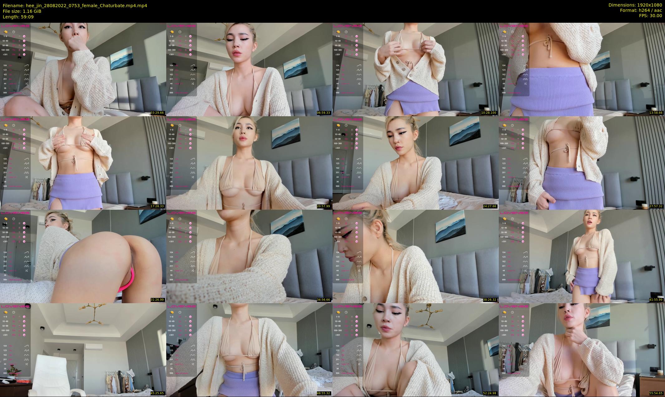 hee_jin — 60 minute Chaturbate female cam show recording, 1080p, Aug 28, 2022