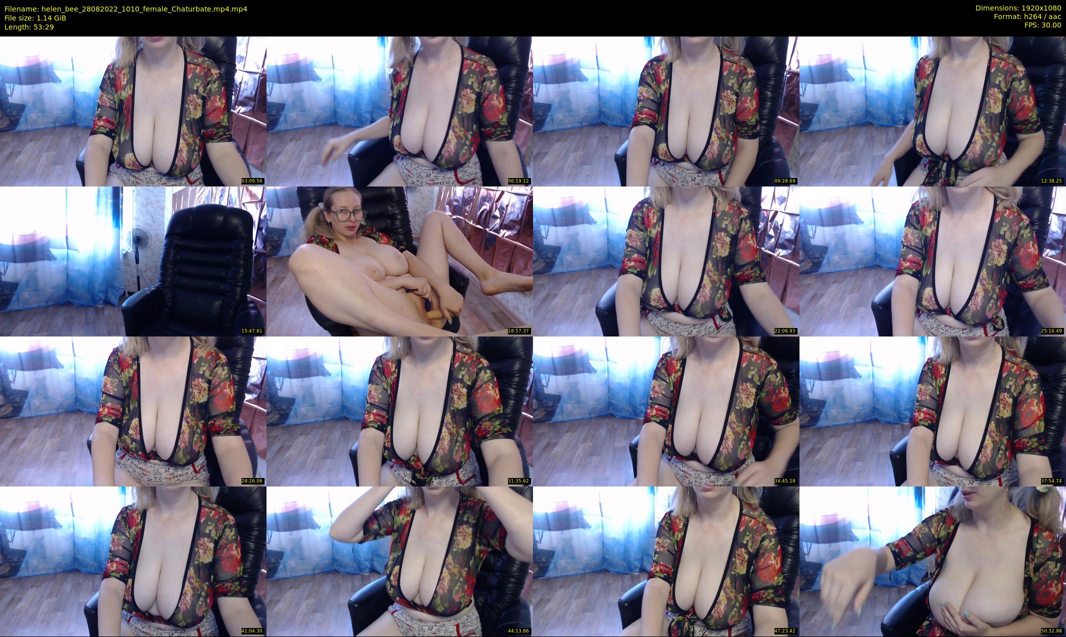 helen_bee — 54 minute Chaturbate female cam show recording, 1080p, Aug 28, 2022