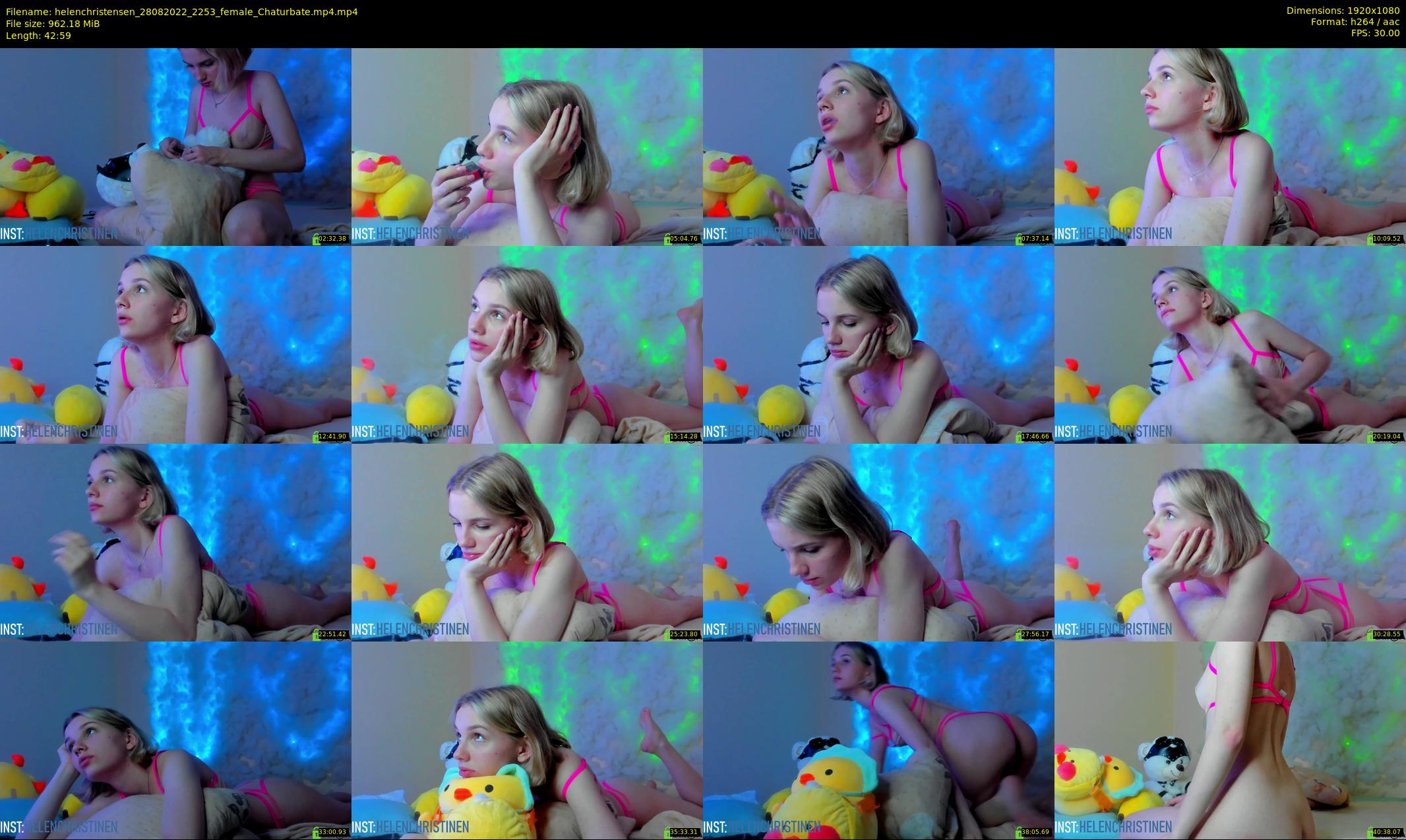 helenchristensen — 43 minute Chaturbate female cam show recording, 1080p, Aug 28, 2022