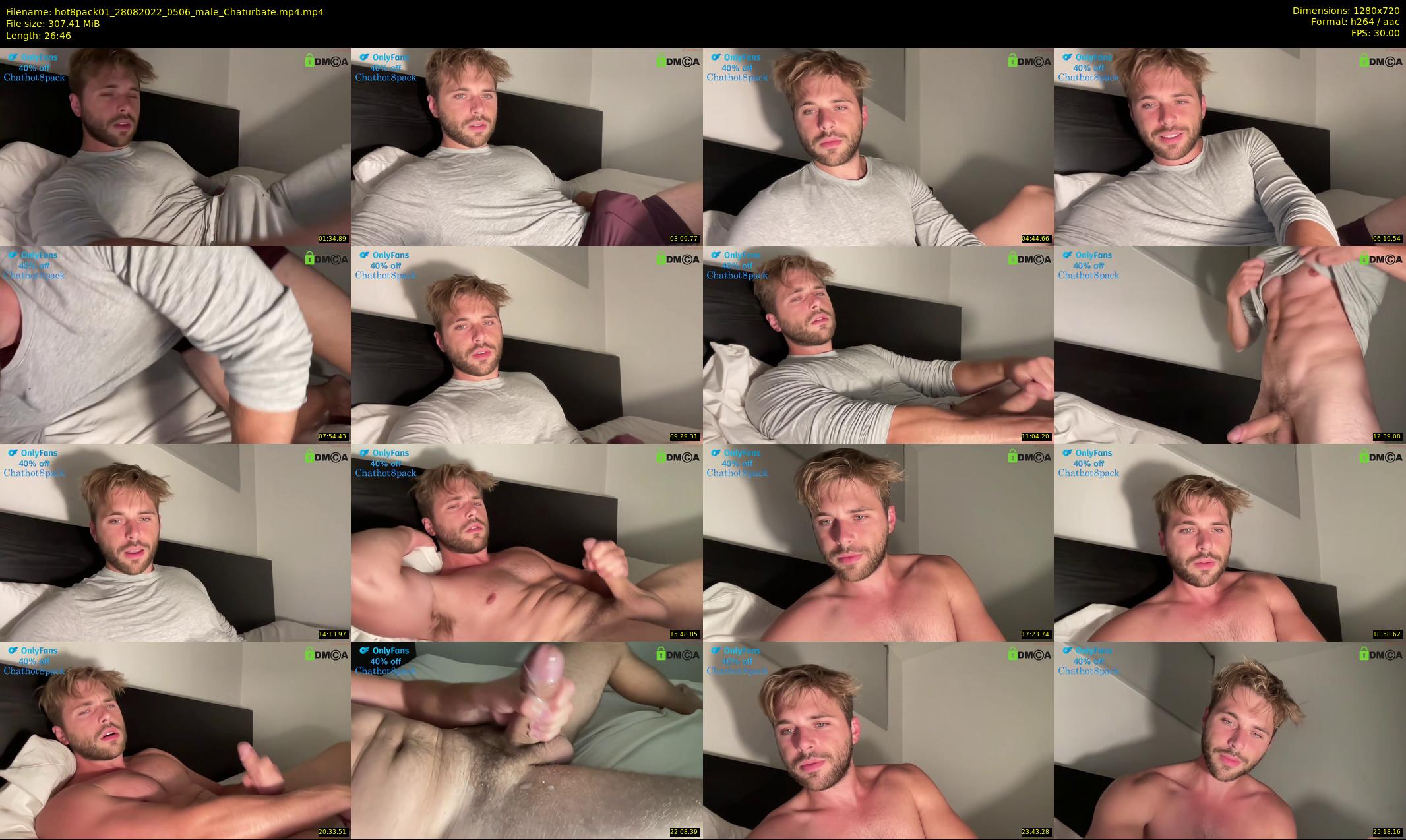 hot8pack01 — 27 minute Chaturbate male cam show recording, 720p, Aug 28, 2022