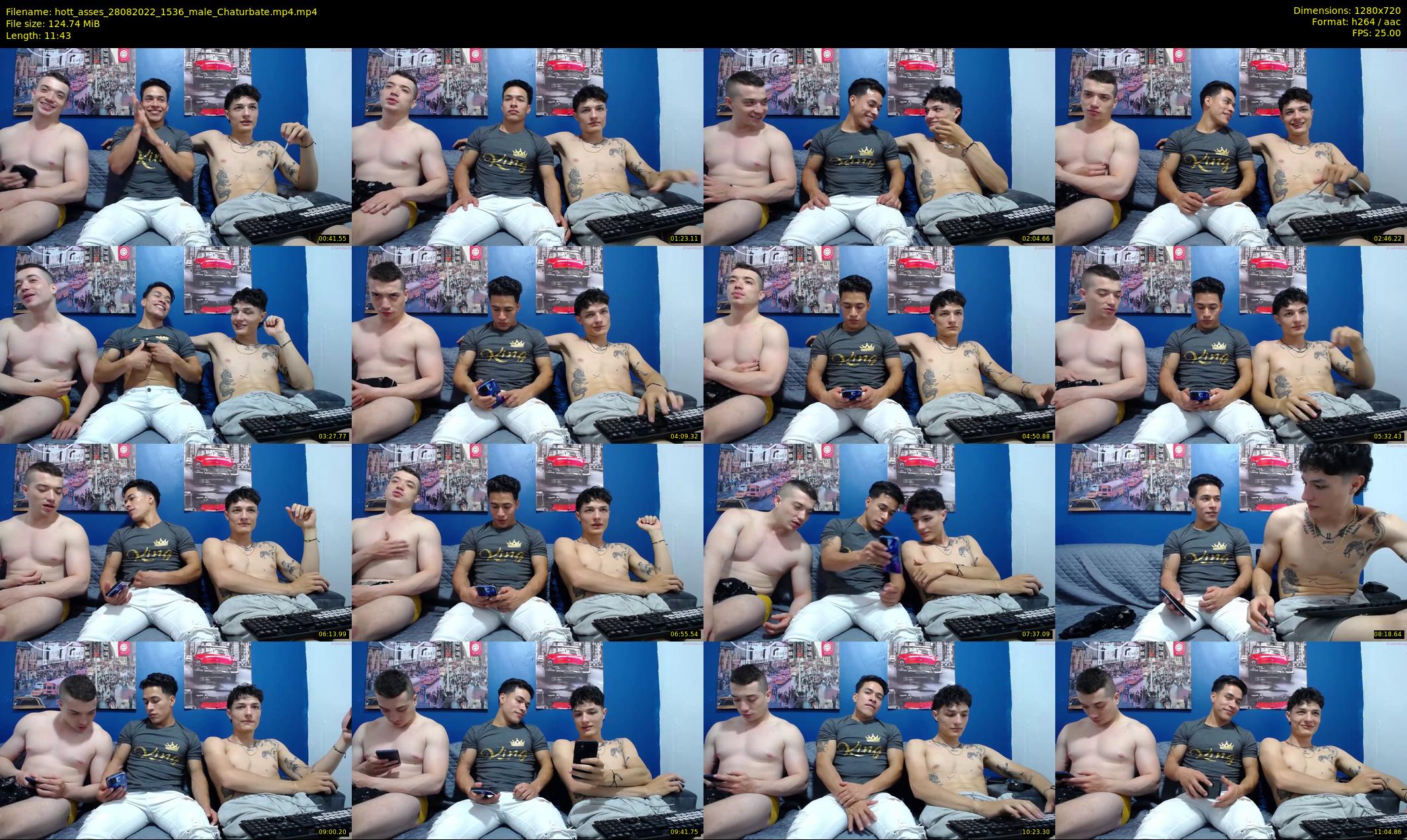 hott_asses — 12 minute Chaturbate male cam show recording, 720p, Aug 28, 2022