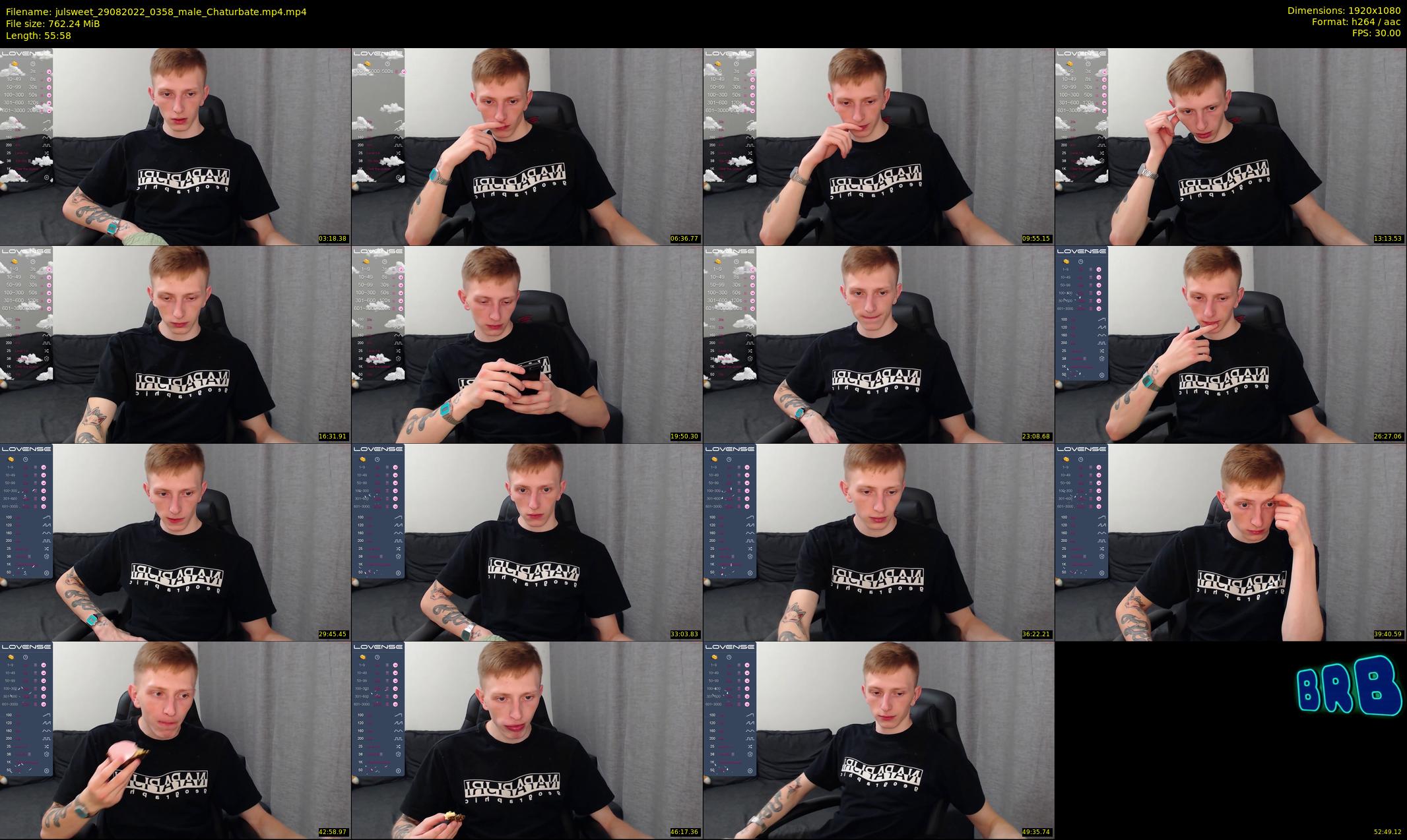 julsweet — 56 minute Chaturbate male cam show recording, 1080p, Aug 29, 2022
