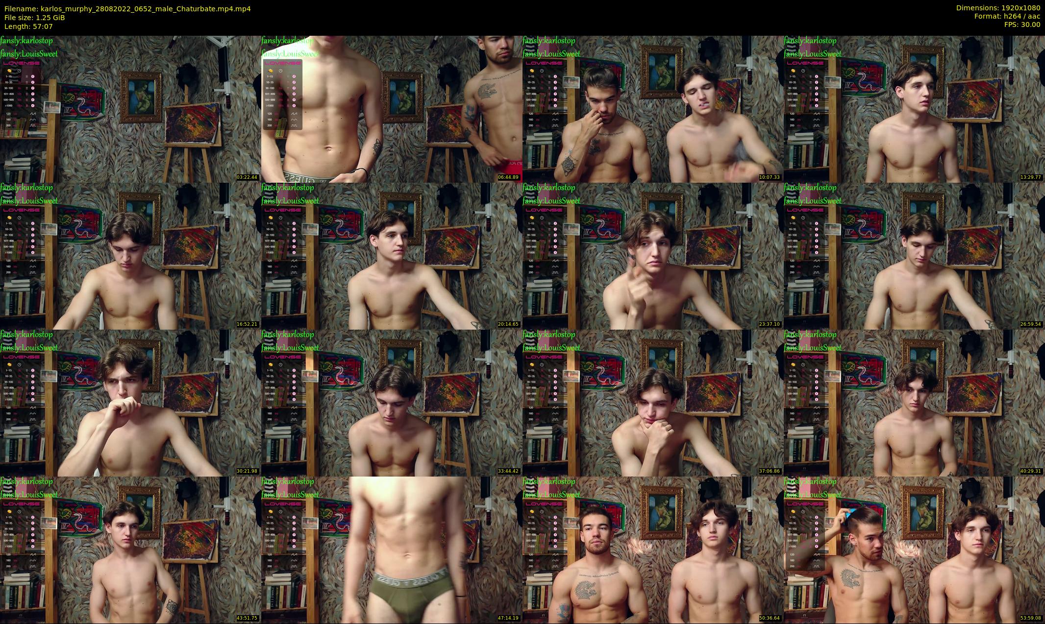 karlos_murphy — 58 minute Chaturbate male cam show recording, 1080p, Aug 28, 2022
