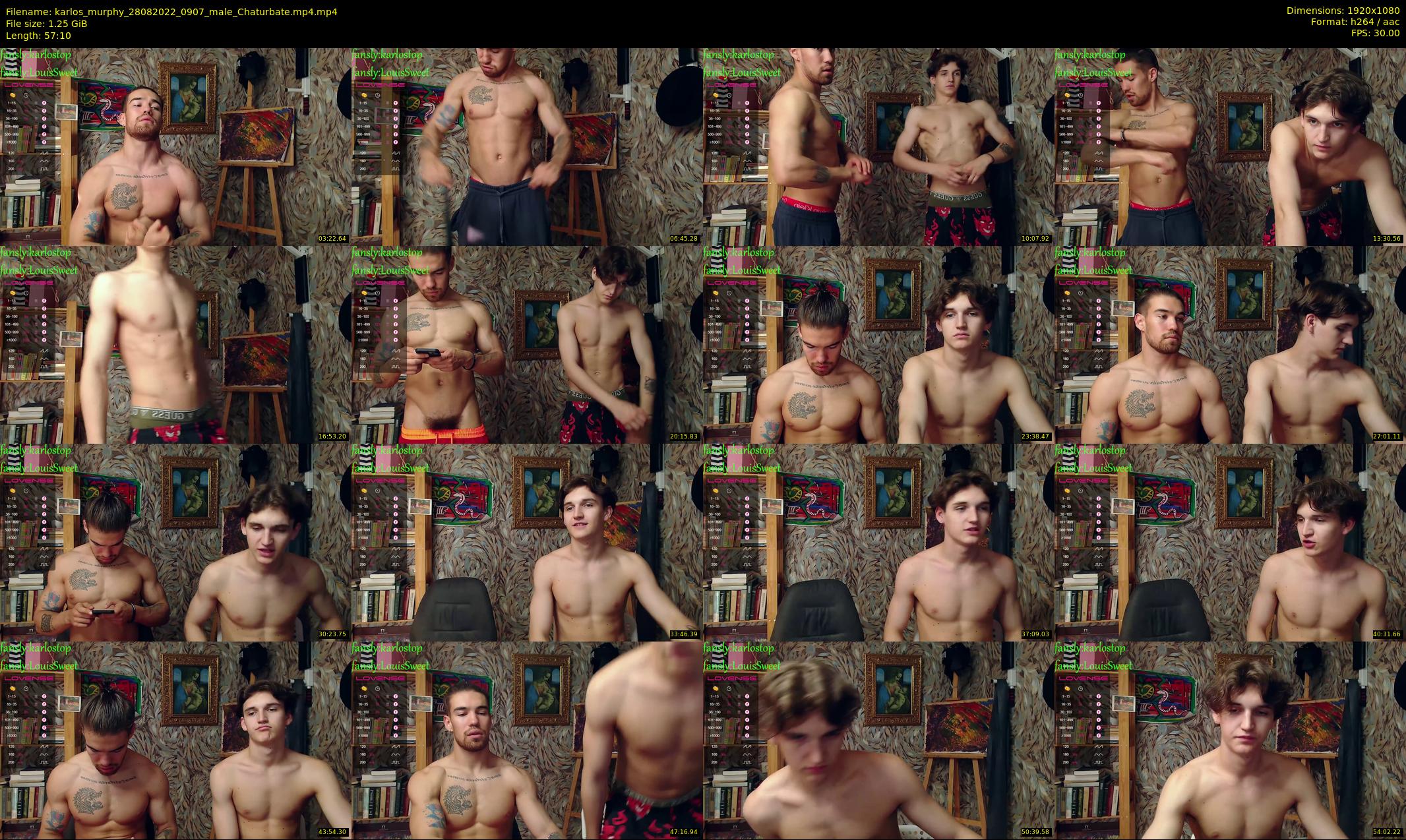 karlos_murphy — 58 minute Chaturbate male cam show recording, 1080p, Aug 28, 2022