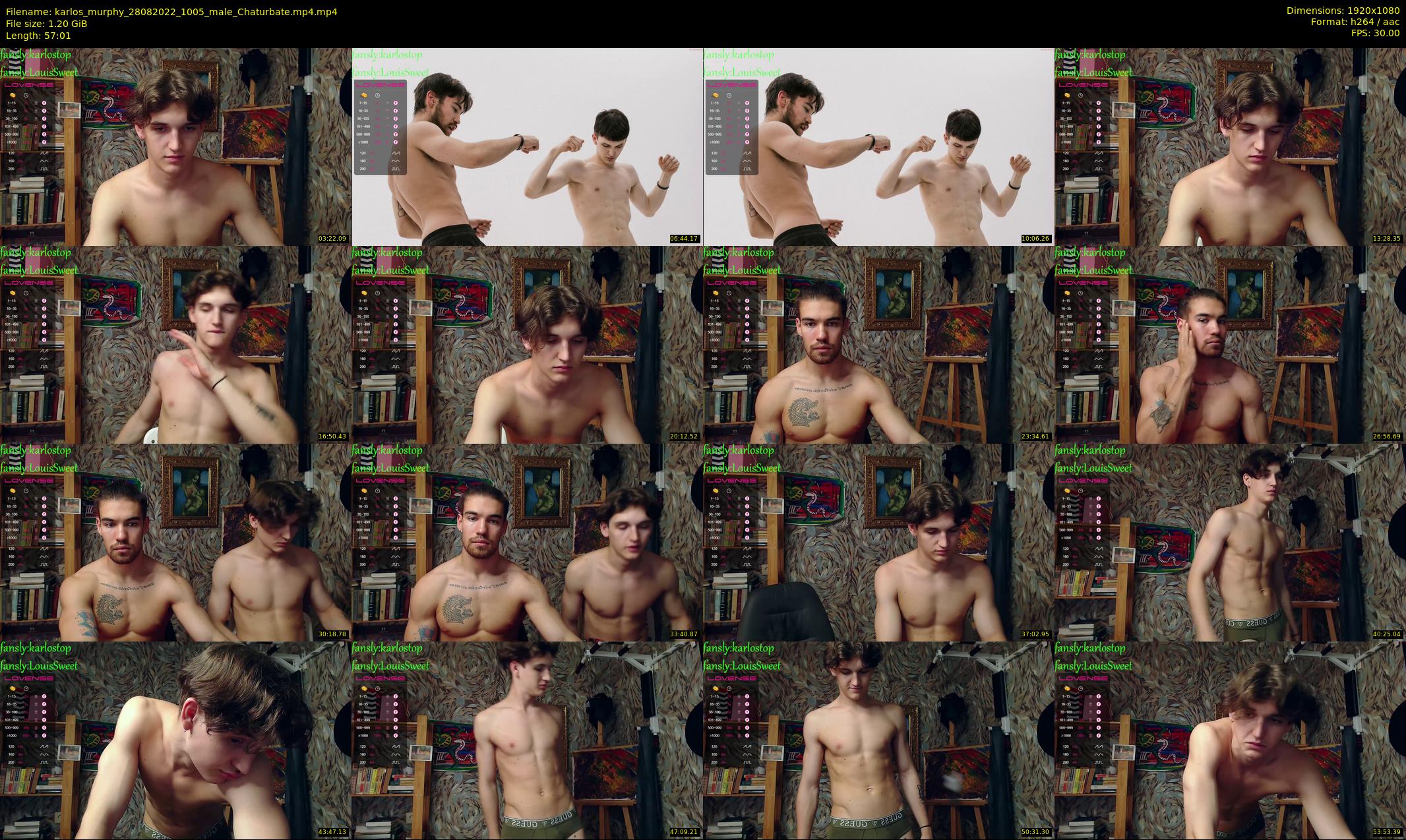 karlos_murphy — 58 minute Chaturbate male cam show recording, 1080p, Aug 28, 2022