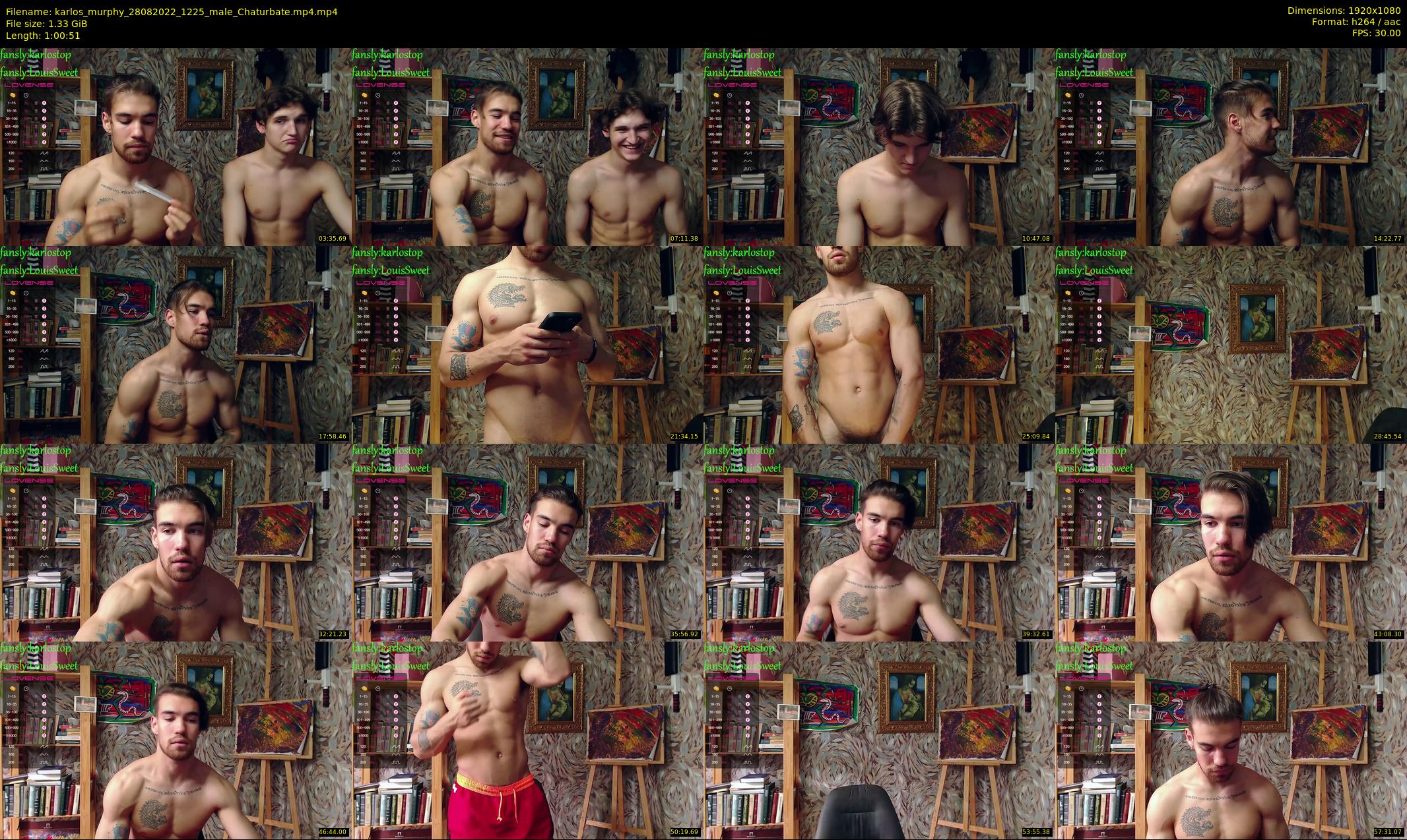 karlos_murphy — 61 minute Chaturbate male cam show recording, 1080p, Aug 28, 2022