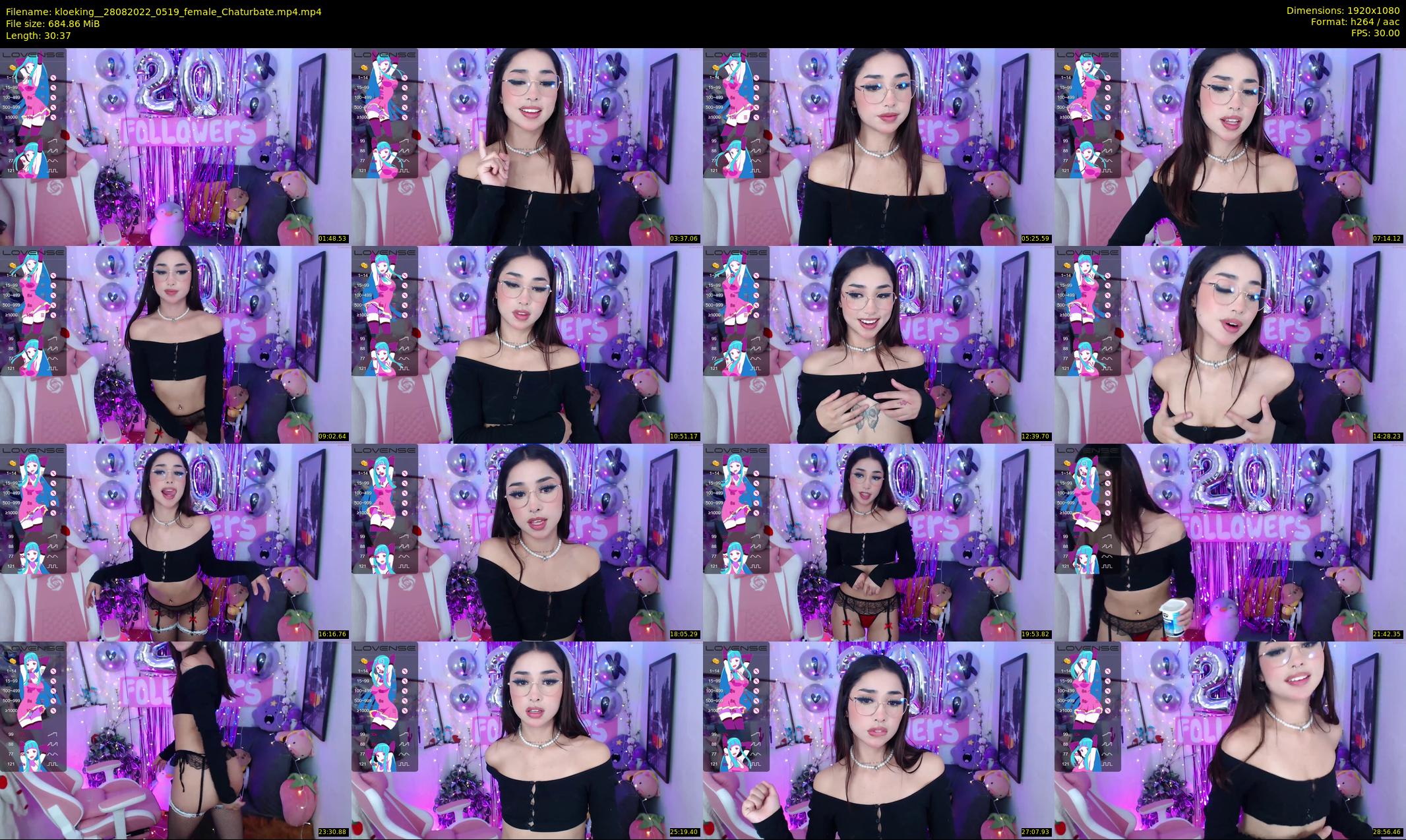 kloeking_ — 31 minute Chaturbate female cam show recording, 1080p, Aug 28, 2022