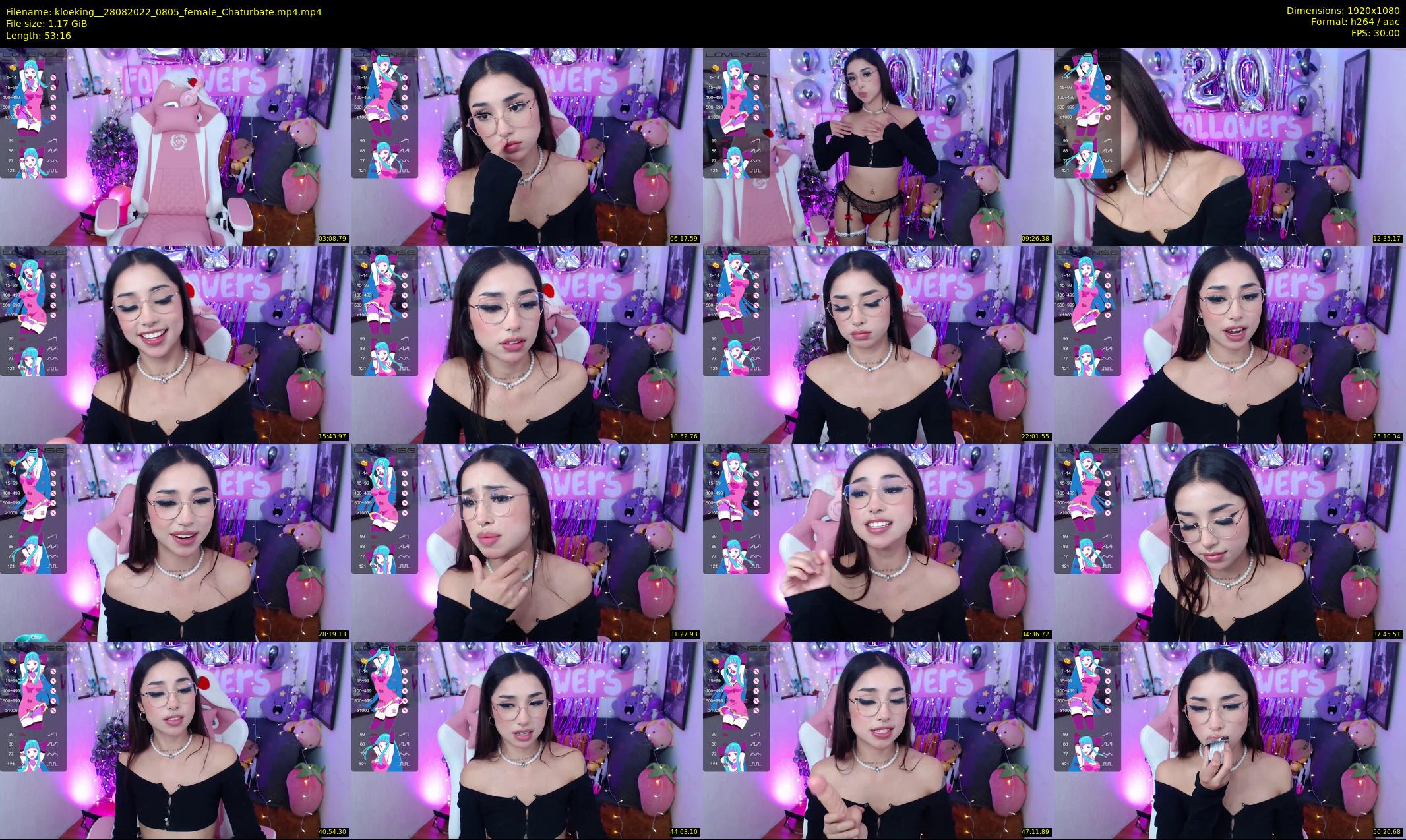 kloeking_ — 54 minute Chaturbate female cam show recording, 1080p, Aug 28, 2022