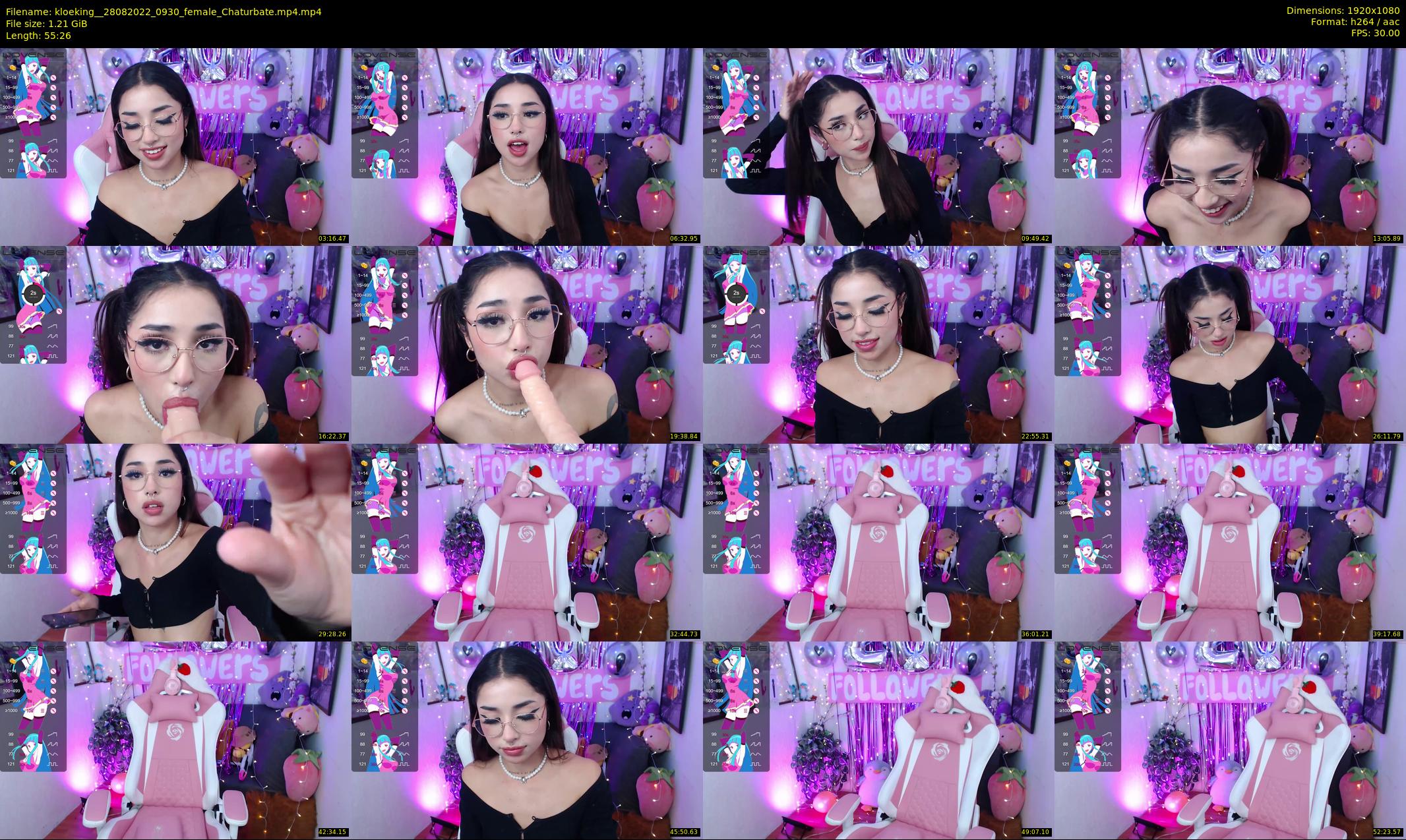 kloeking_ — 56 minute Chaturbate female cam show recording, 1080p, Aug 28, 2022