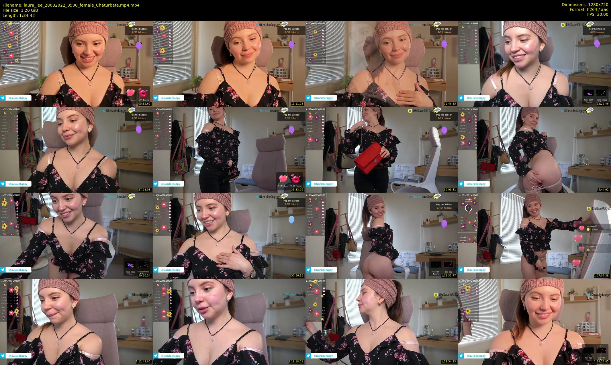 laura_lee — 95 minute Chaturbate female cam show recording, 720p, Aug 28, 2022
