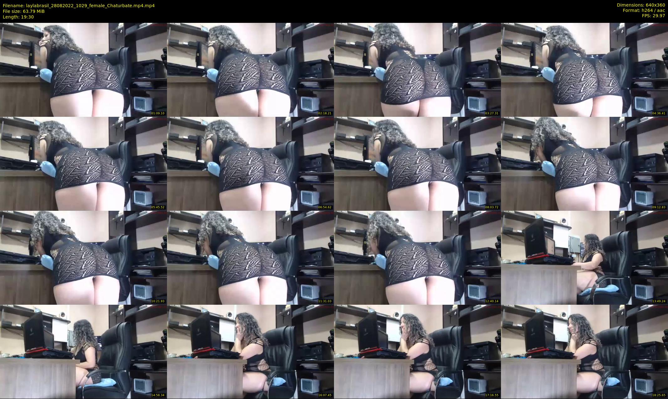 laylabrasil — 20 minute Chaturbate female cam show recording, 360p, Aug 28, 2022