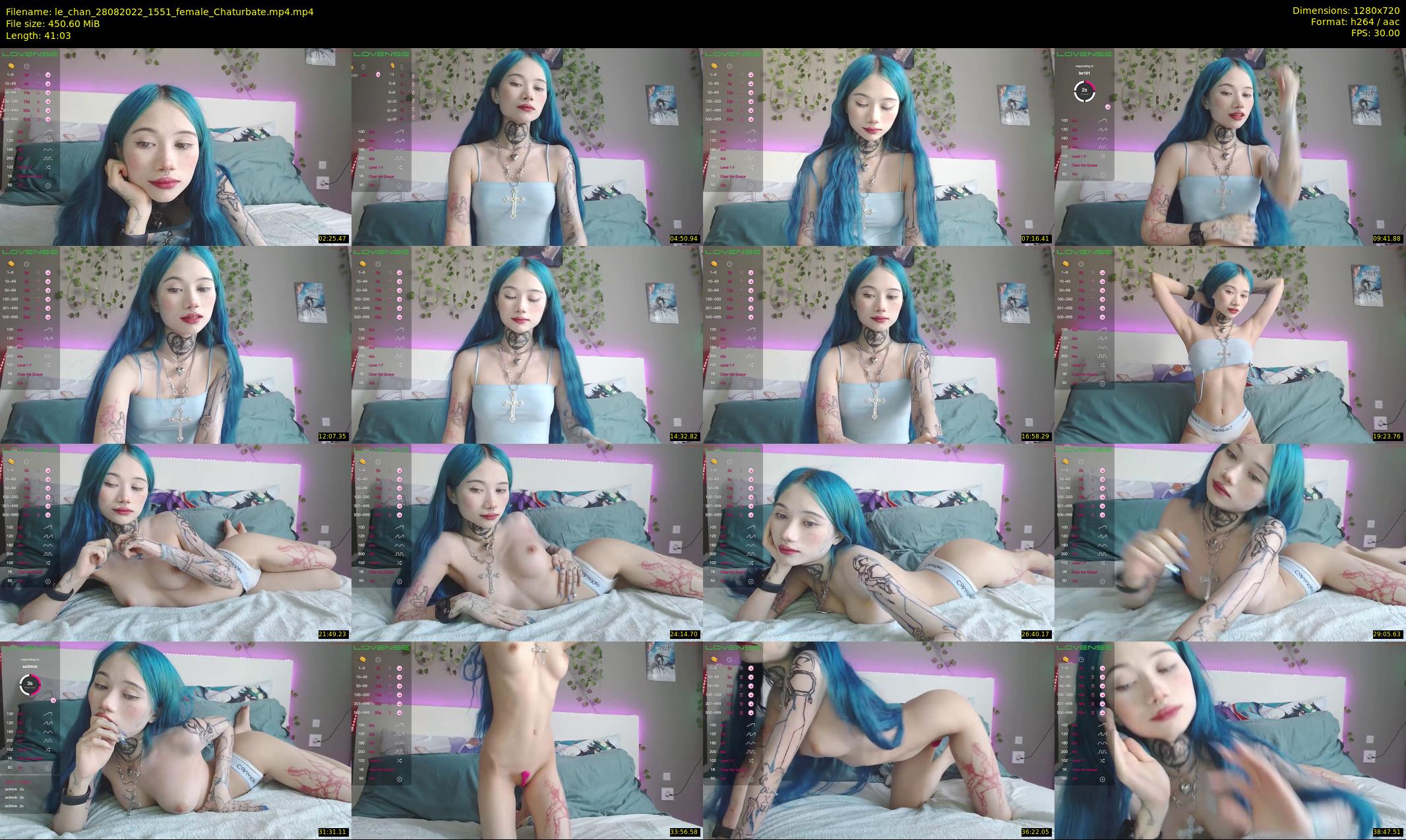 le_chan — 42 minute Chaturbate female cam show recording, 720p, Aug 28, 2022
