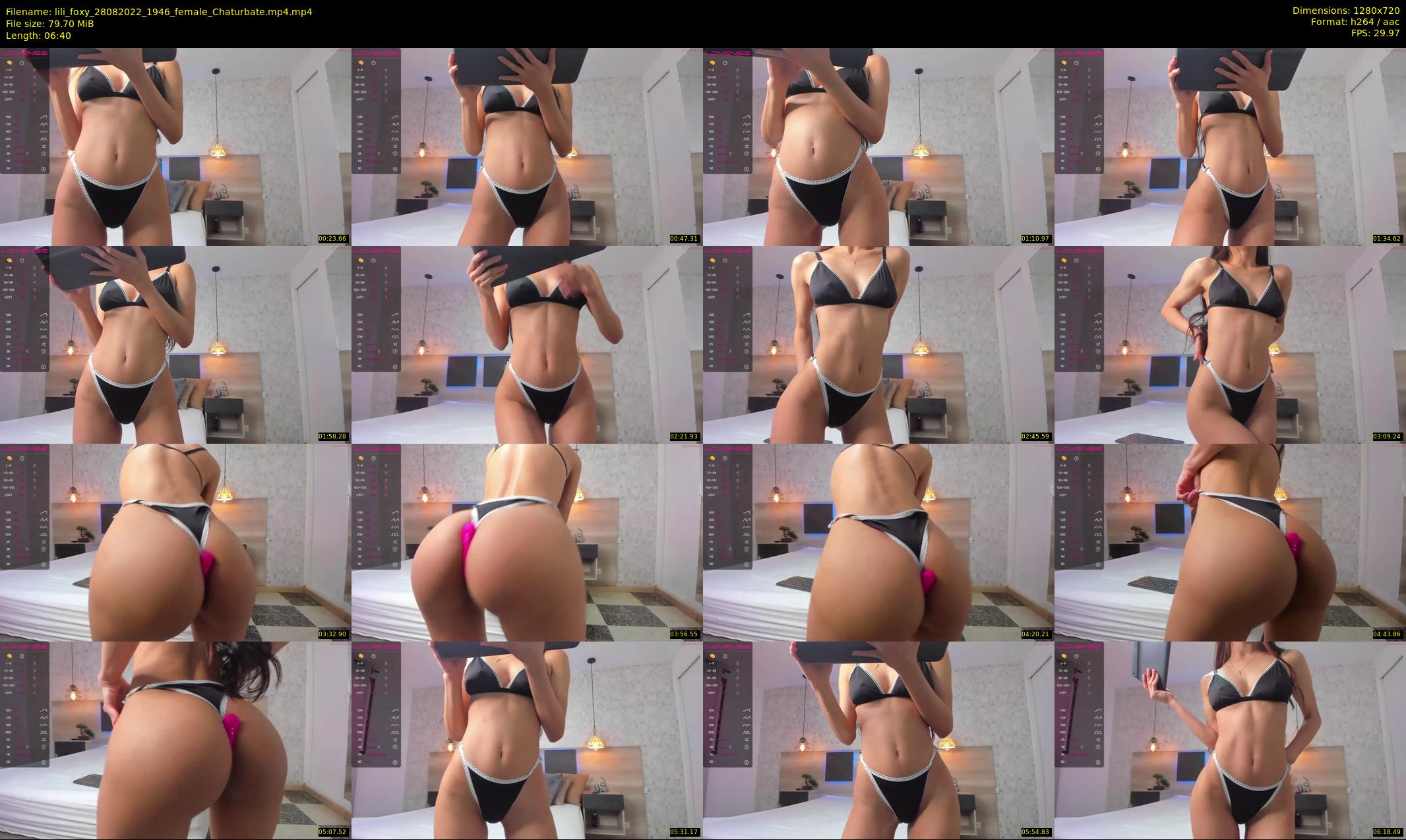 lili_foxy — 7 minute Chaturbate female cam show recording, 720p, Aug 28, 2022