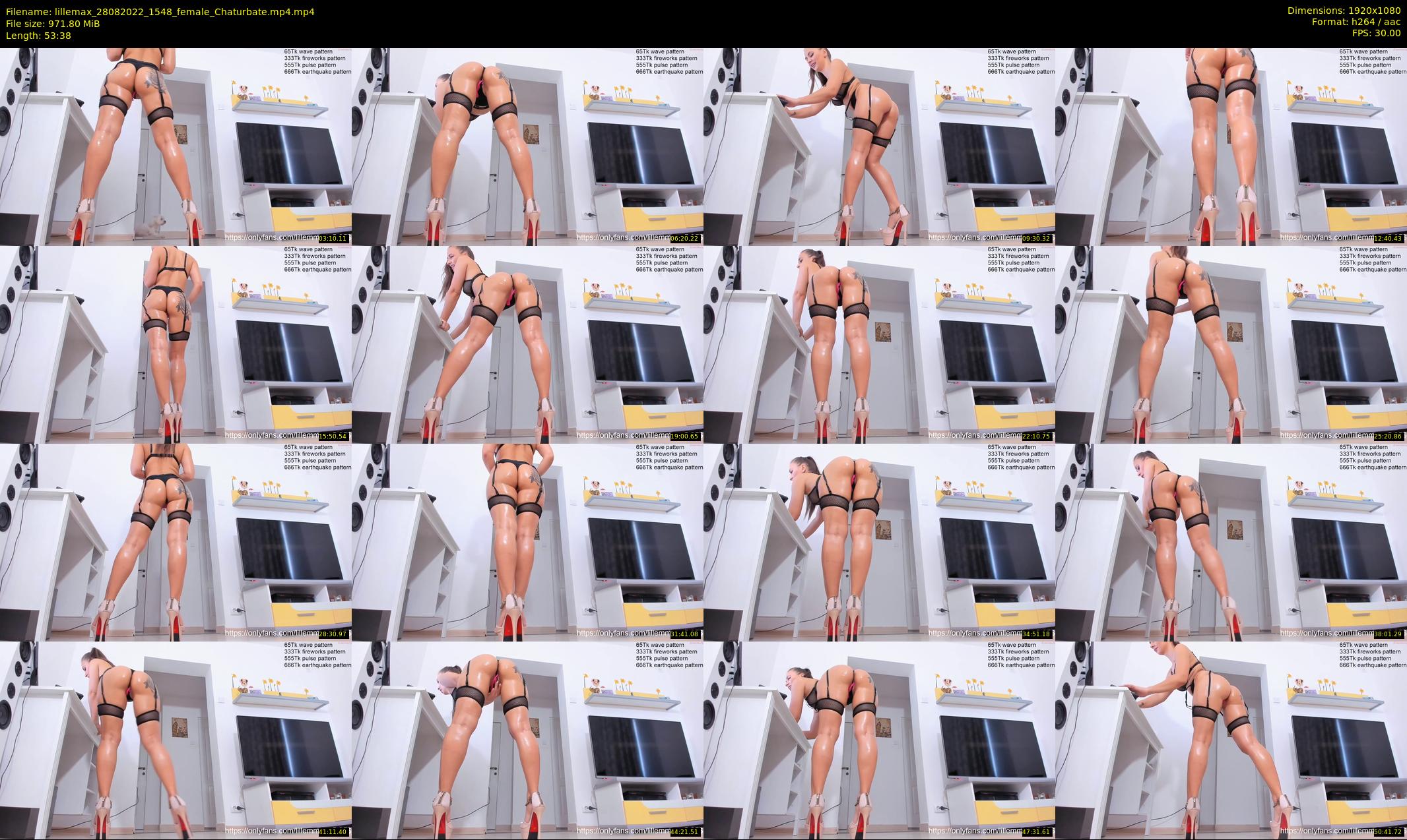 lillemax — 54 minute Chaturbate female cam show recording, 1080p, Aug 28, 2022