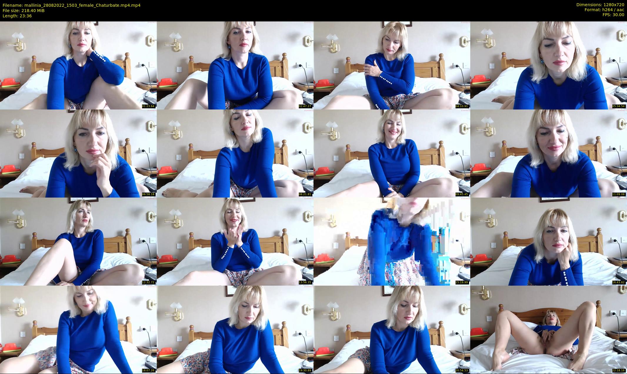 mallinia — 24 minute Chaturbate female cam show recording, 720p, Aug 28, 2022