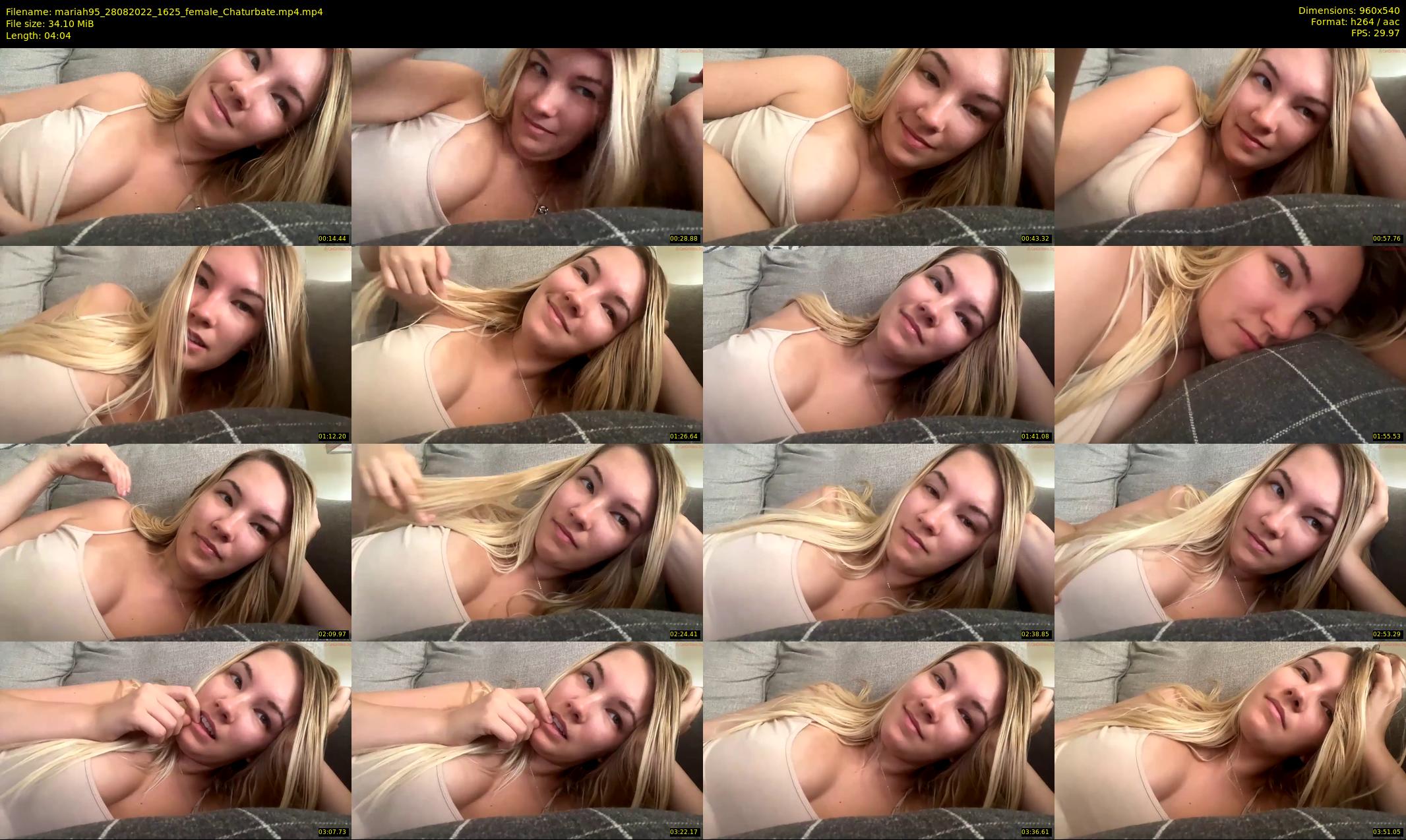 mariah95 — 5 minute Chaturbate female cam show recording, 480p, Aug 28, 2022