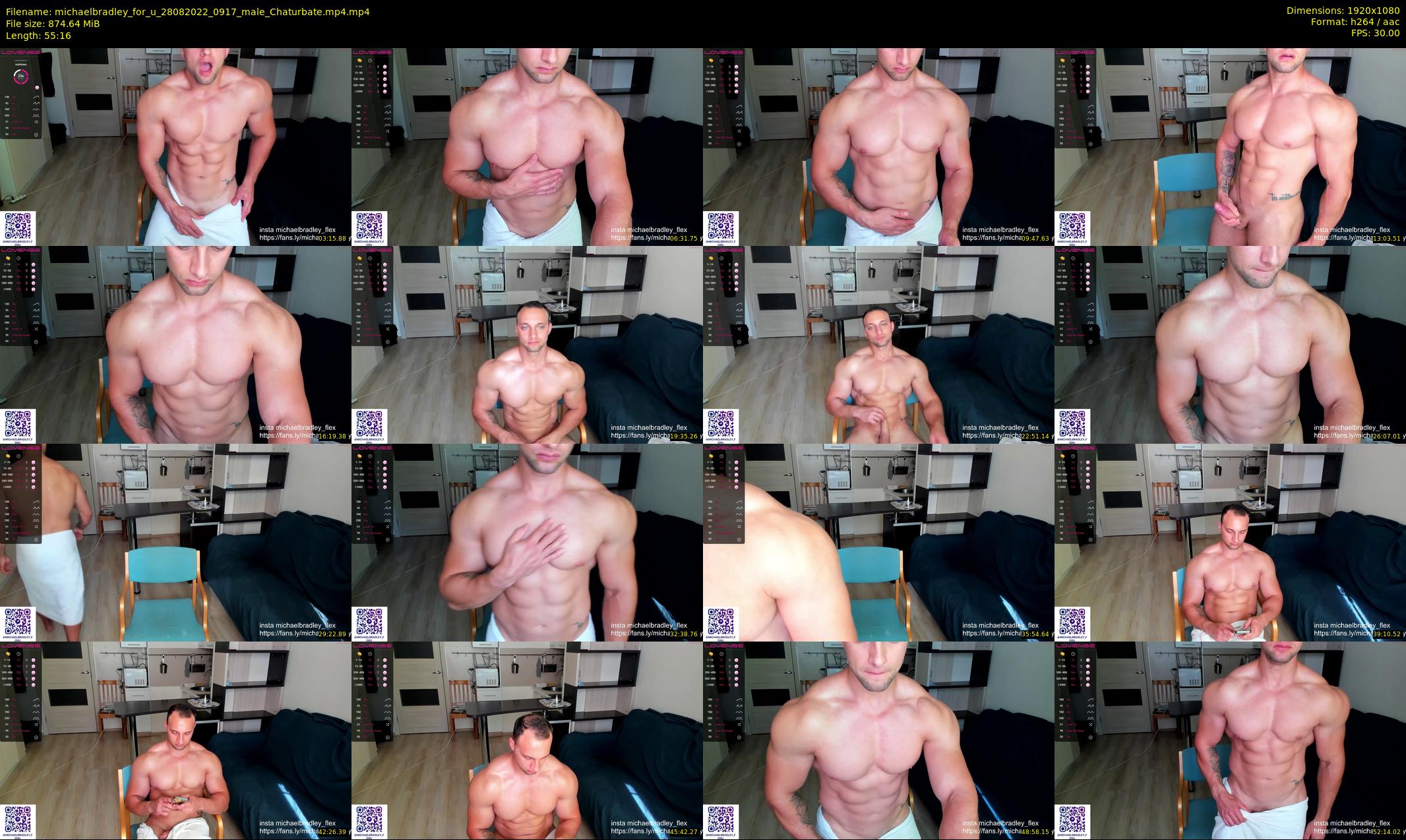 michaelbradley_for_u — 56 minute Chaturbate male cam show recording, 1080p, Aug 28, 2022