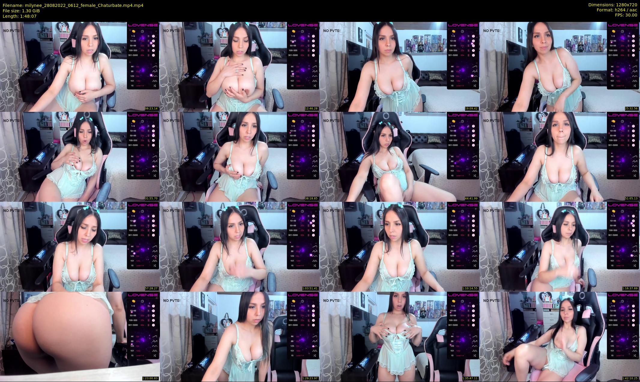 milynee — 109 minute Chaturbate female cam show recording, 720p, Aug 28, 2022
