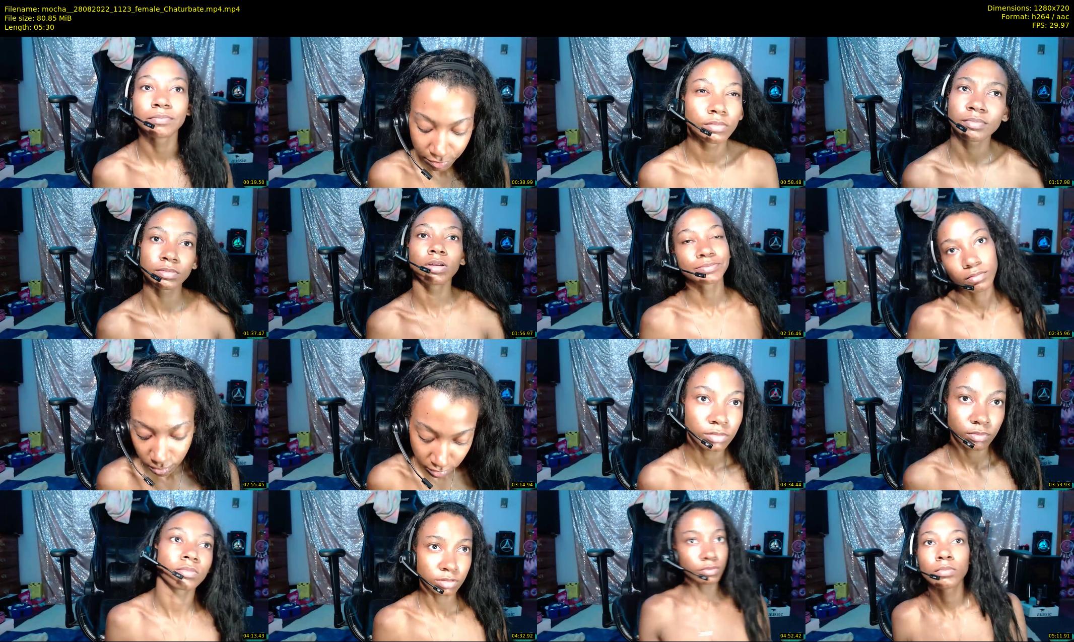 mocha_ — 6 minute Chaturbate female cam show recording, 720p, Aug 28, 2022