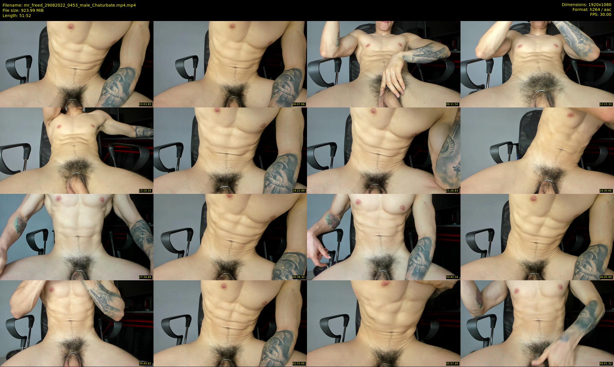 mr_freed — 52 minute Chaturbate male cam show recording, 1080p, Aug 29, 2022