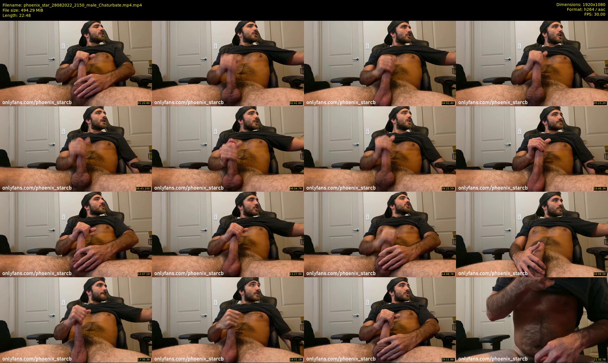 phoenix_star — 23 minute Chaturbate male cam show recording, 1080p, Aug 28, 2022