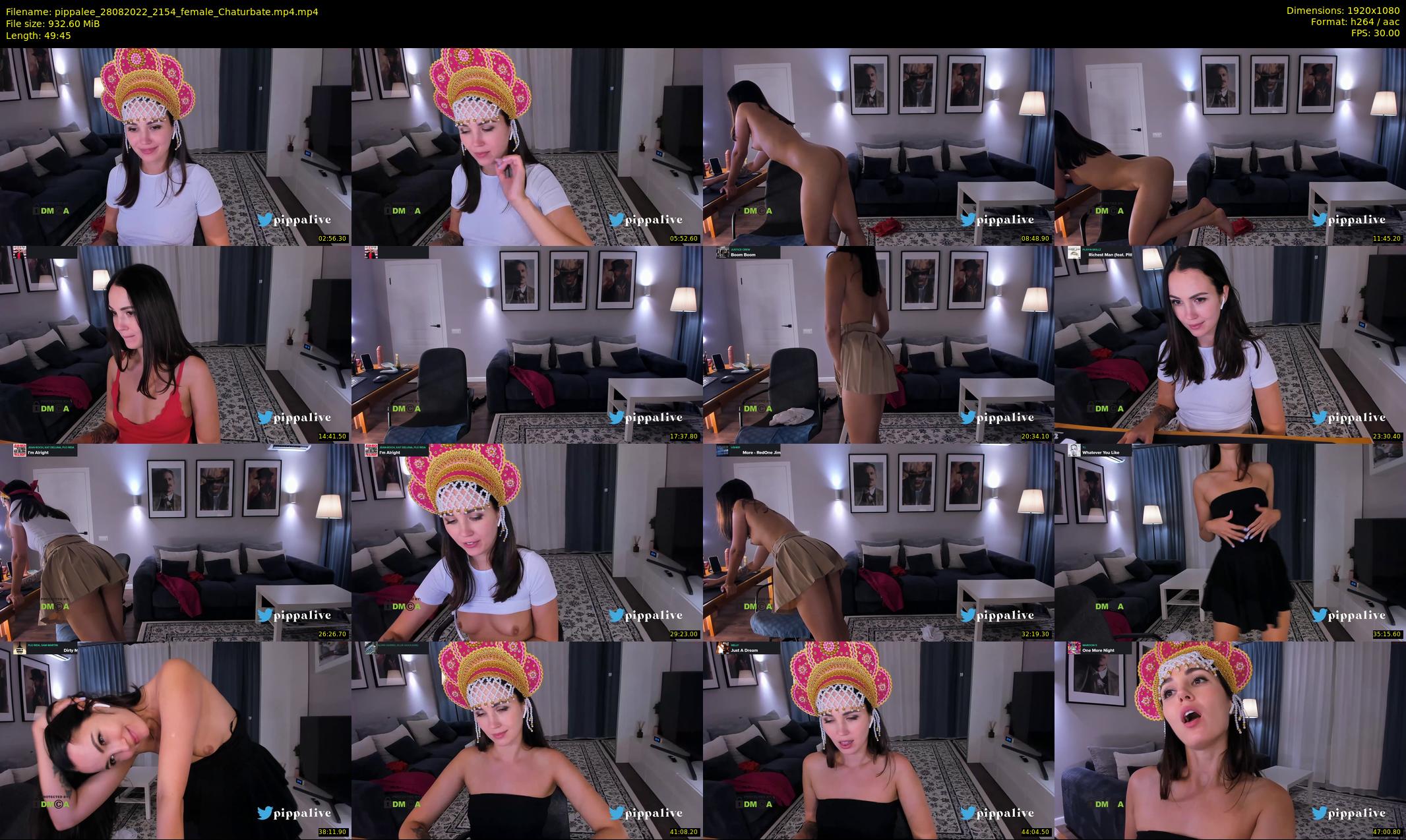 pippalee — 50 minute Chaturbate female cam show recording, 1080p, Aug 28, 2022