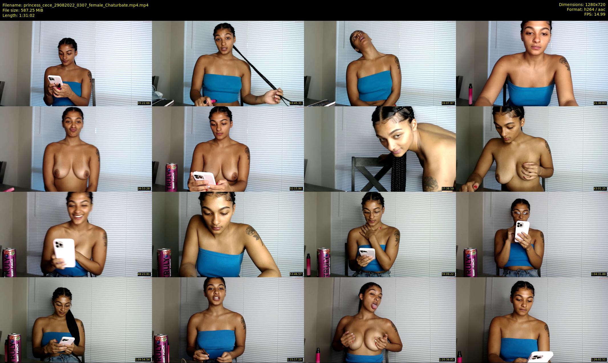 princess_cece — 92 minute Chaturbate female cam show recording, 720p, Aug 29, 2022