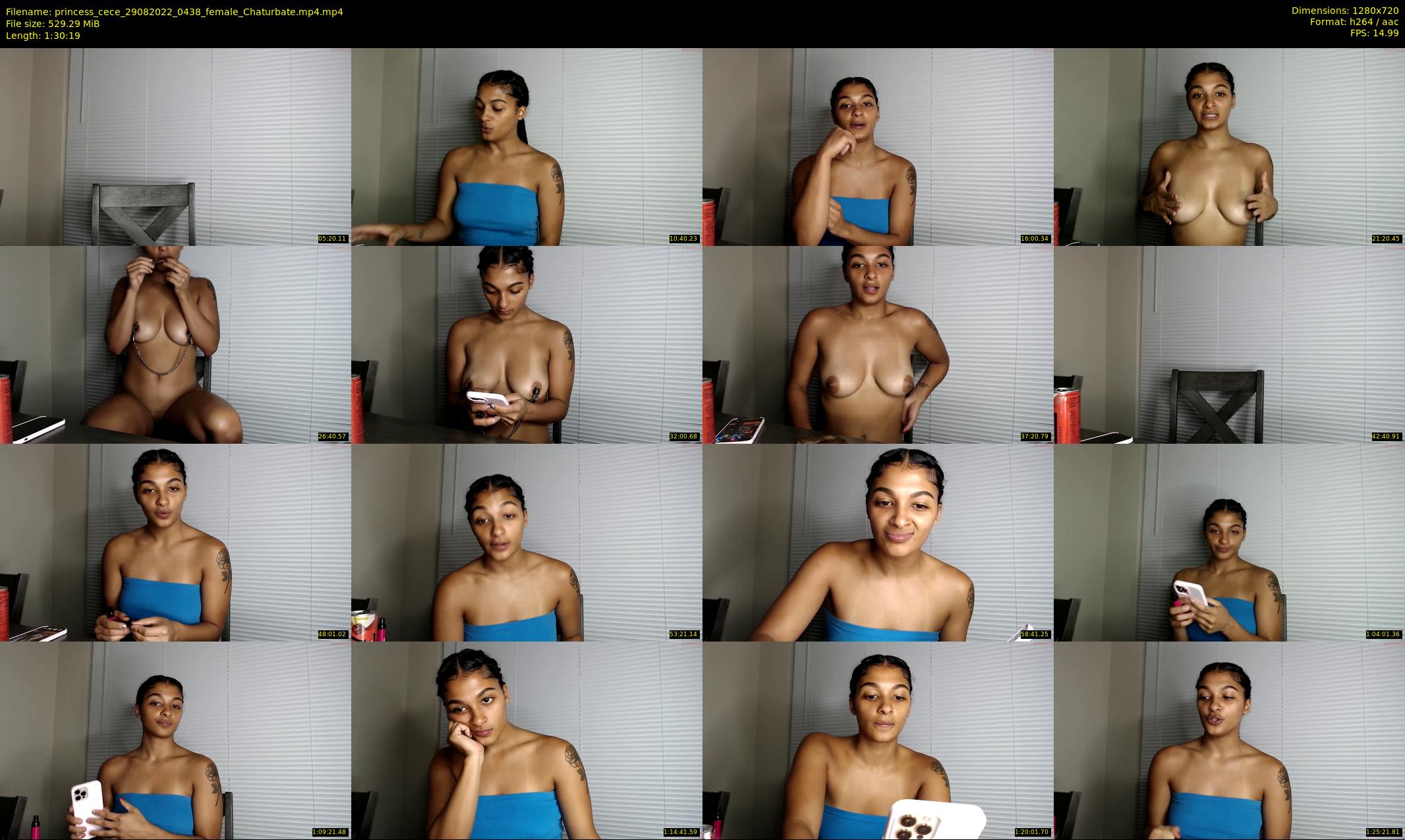 princess_cece — 91 minute Chaturbate female cam show recording, 720p, Aug 29, 2022