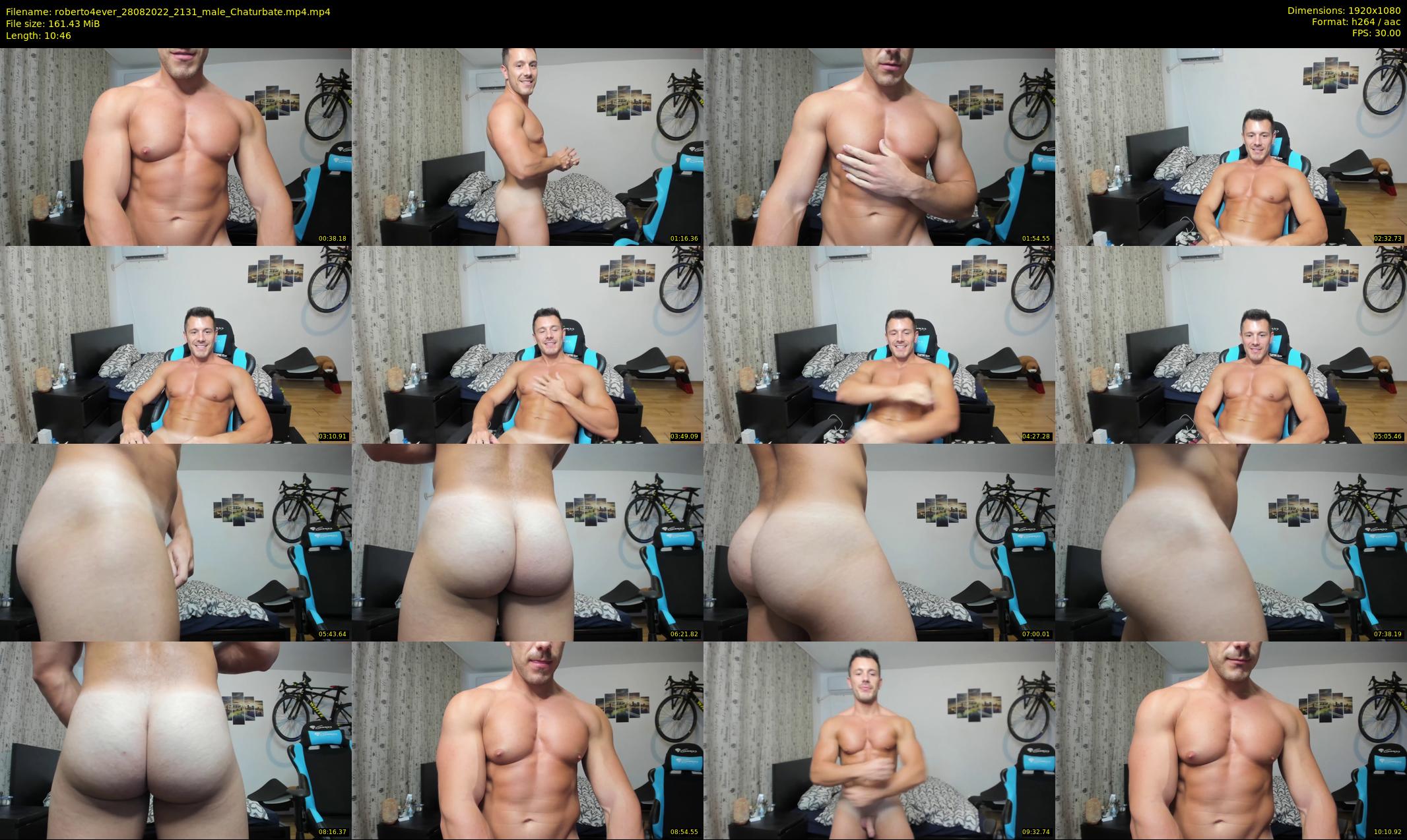 roberto4ever — 11 minute Chaturbate male cam show recording, 1080p, Aug 28, 2022