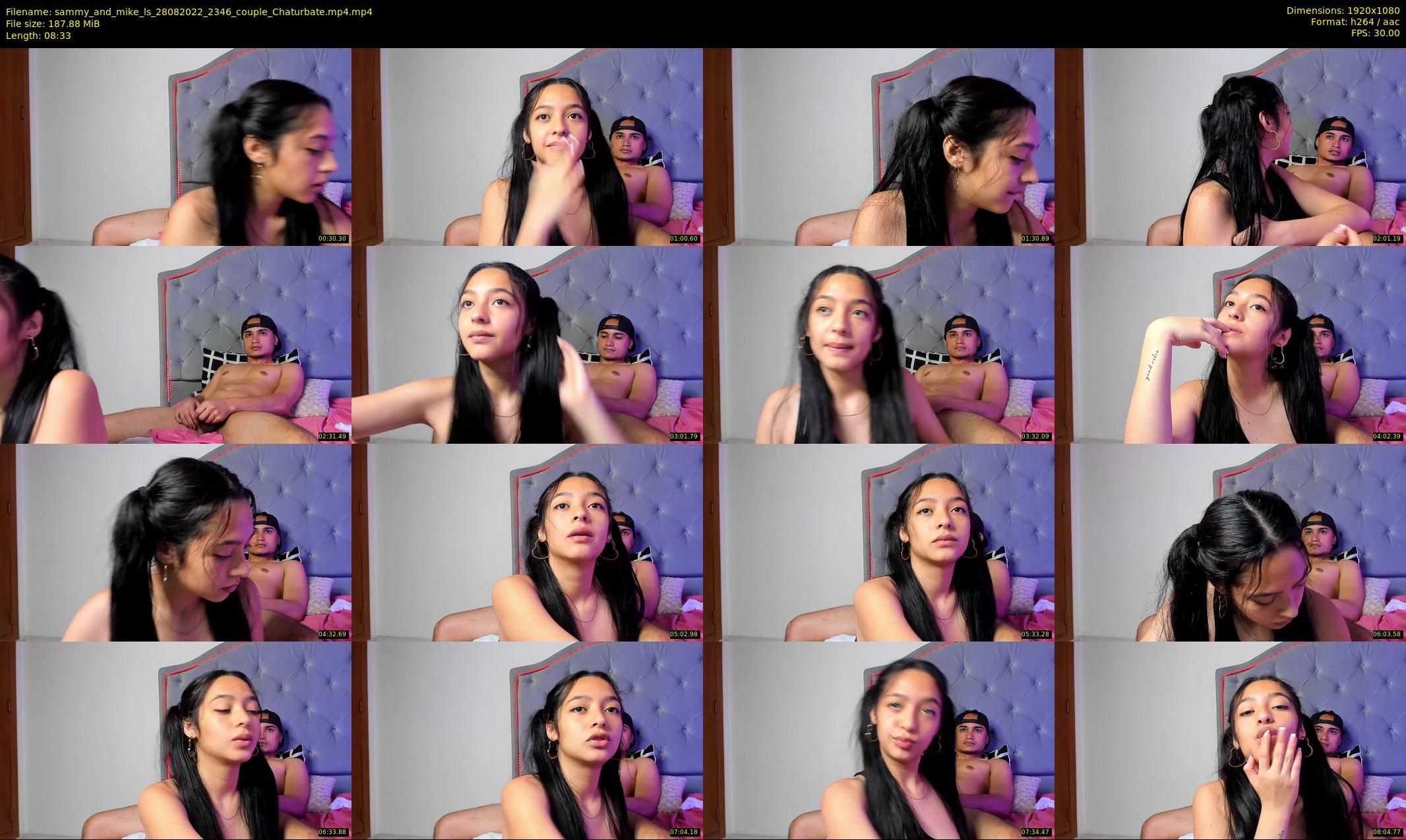 sammy_and_mike_ls — 9 minute Chaturbate couple cam show recording, 1080p, Aug 28, 2022