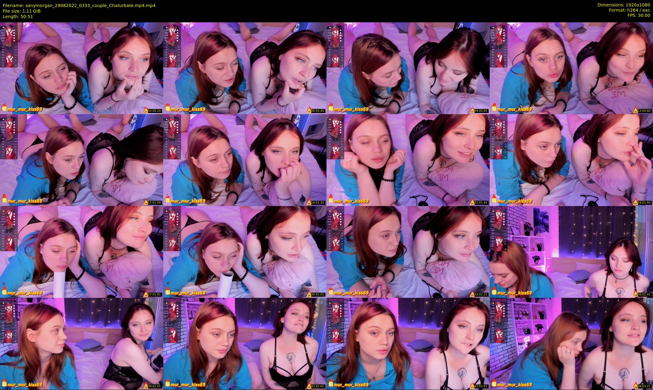 sanymorgan — 51 minute Chaturbate couple cam show recording, 1080p, Aug 29, 2022