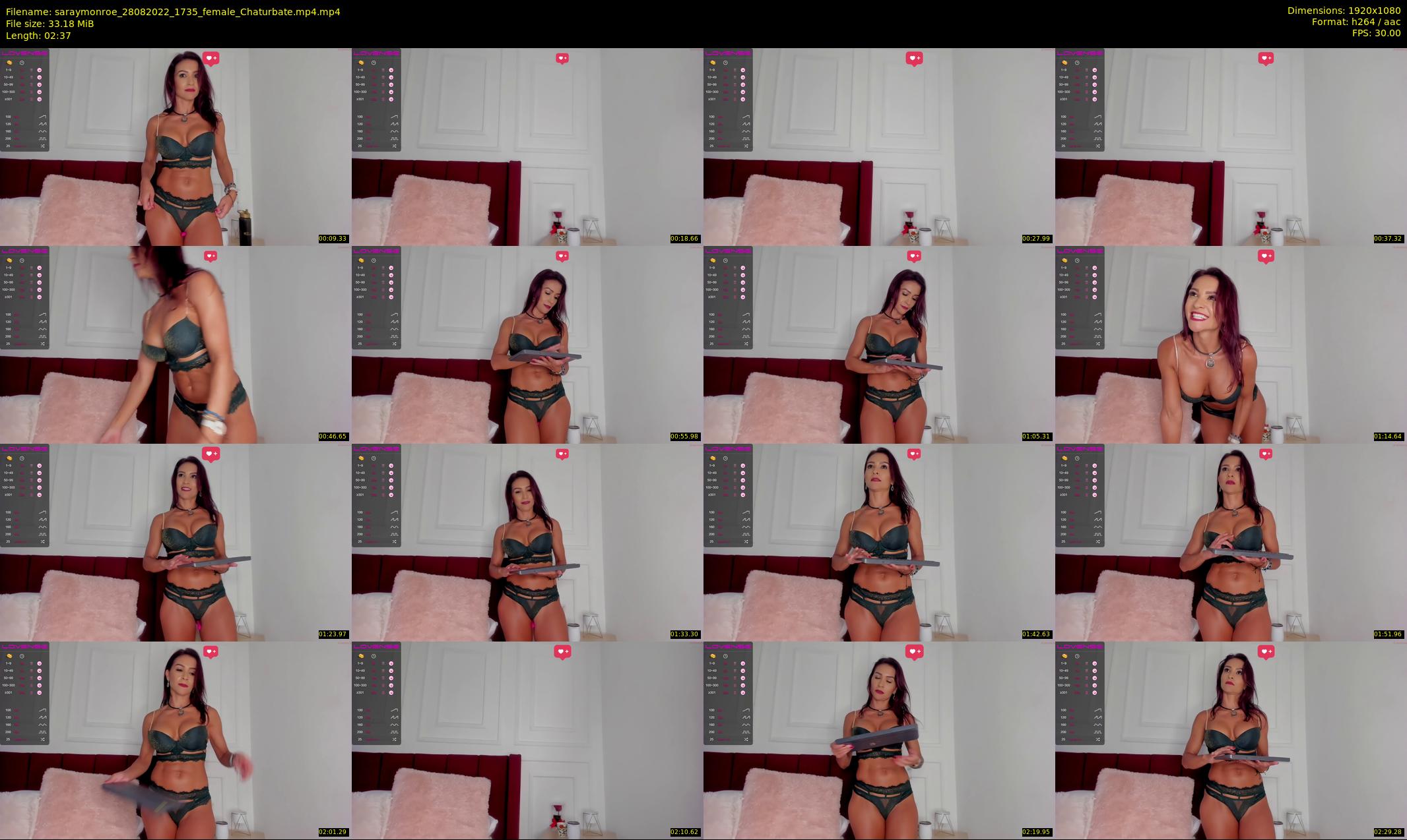 saraymonroe — 3 minute Chaturbate female cam show recording, 1080p, Aug 28, 2022