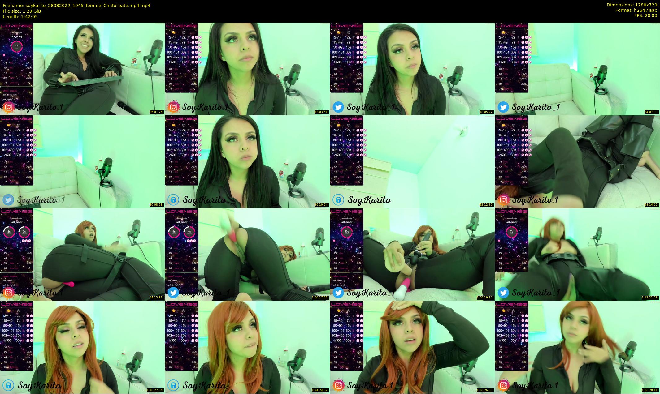 soykarito — 103 minute Chaturbate female cam show recording, 720p, Aug 28, 2022