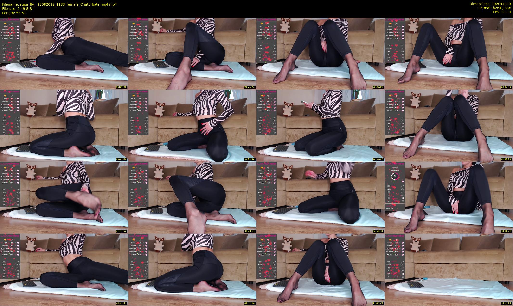 supa_fly_ — 54 minute Chaturbate female cam show recording, 1080p, Aug 28, 2022