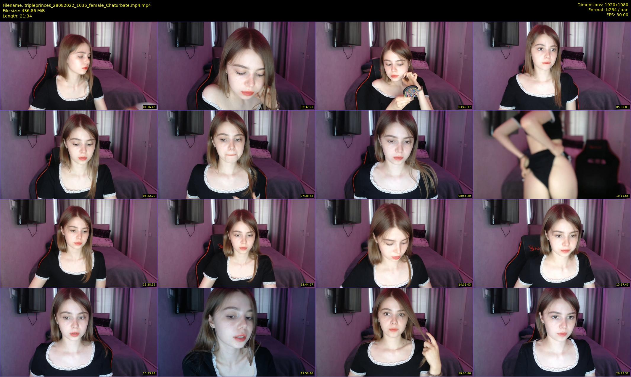 tripleprinces — 22 minute Chaturbate female cam show recording, 1080p, Aug 28, 2022