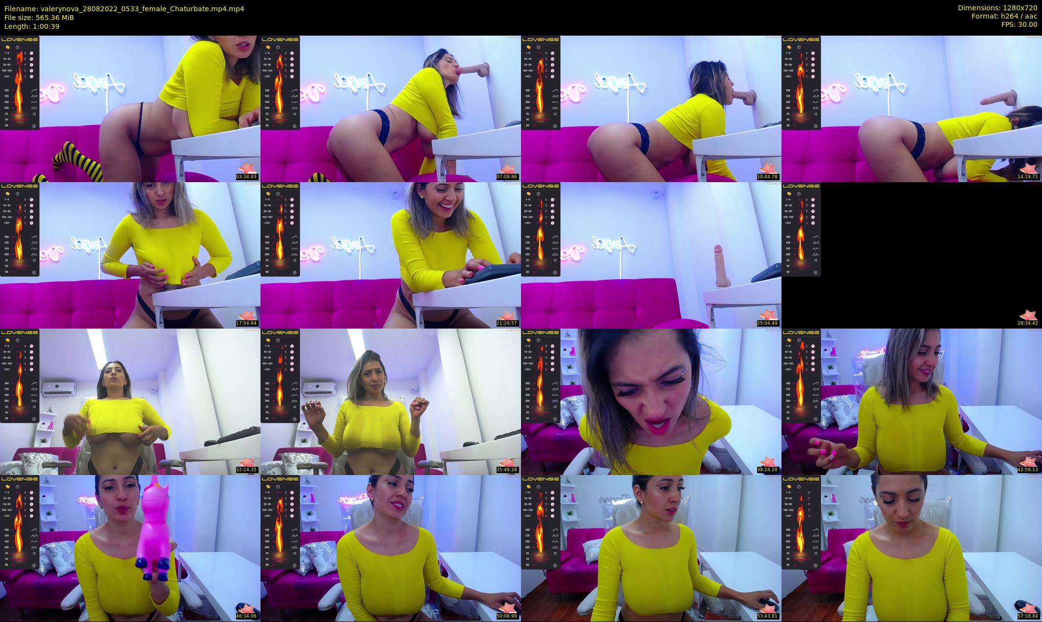 valerynova — 61 minute Chaturbate female cam show recording, 720p, Aug 28, 2022